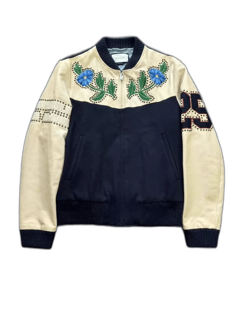 Gucci Gucci Floral Embroidered Wool Jacket-yf Size US M / EU 48-50 / 2 - 1 Thumbnail