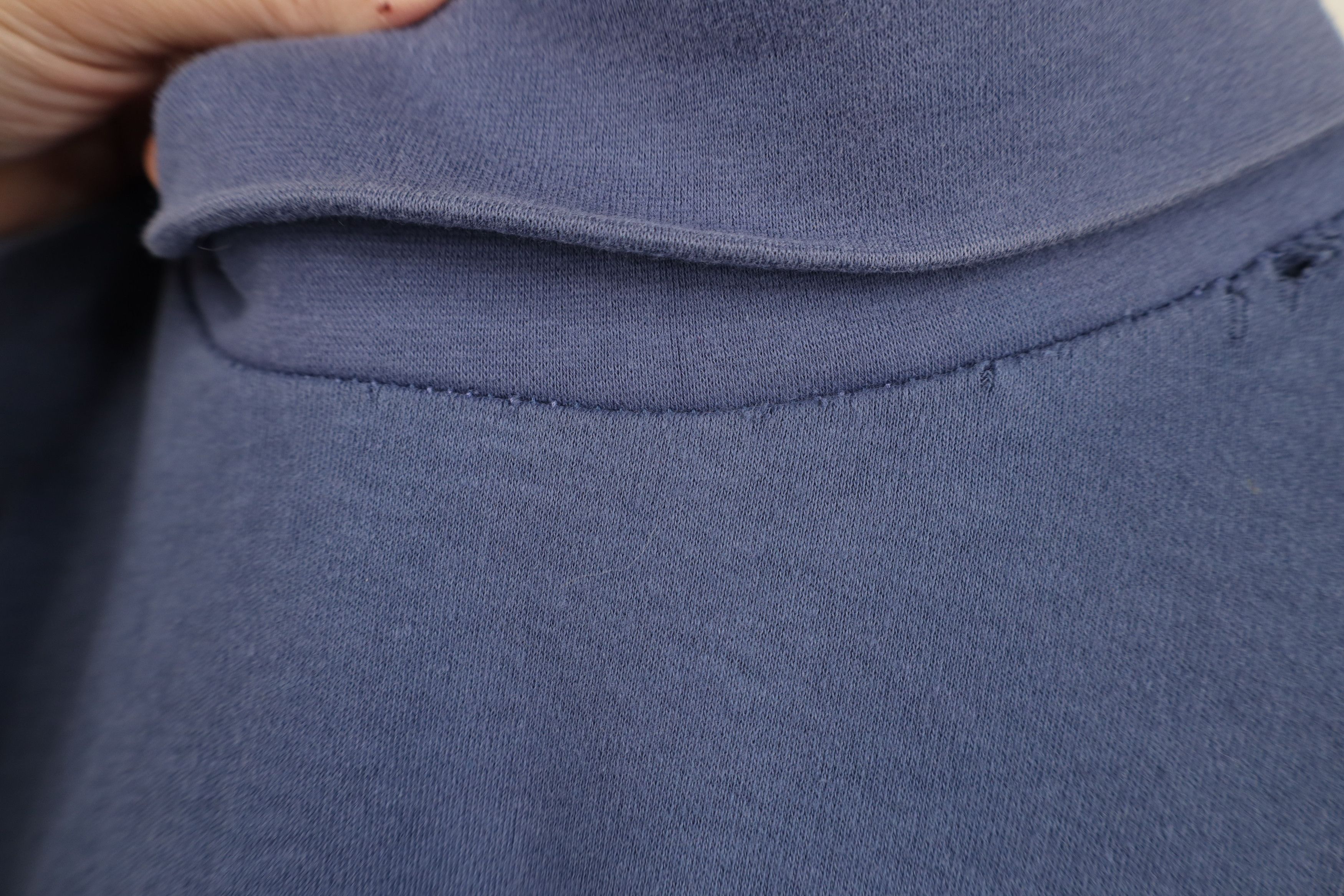 Vintage Vintage 90s Streetwear Blank Turtleneck Long Sleeve T-Shirt Size US L / EU 52-54 / 3 - 5 Thumbnail