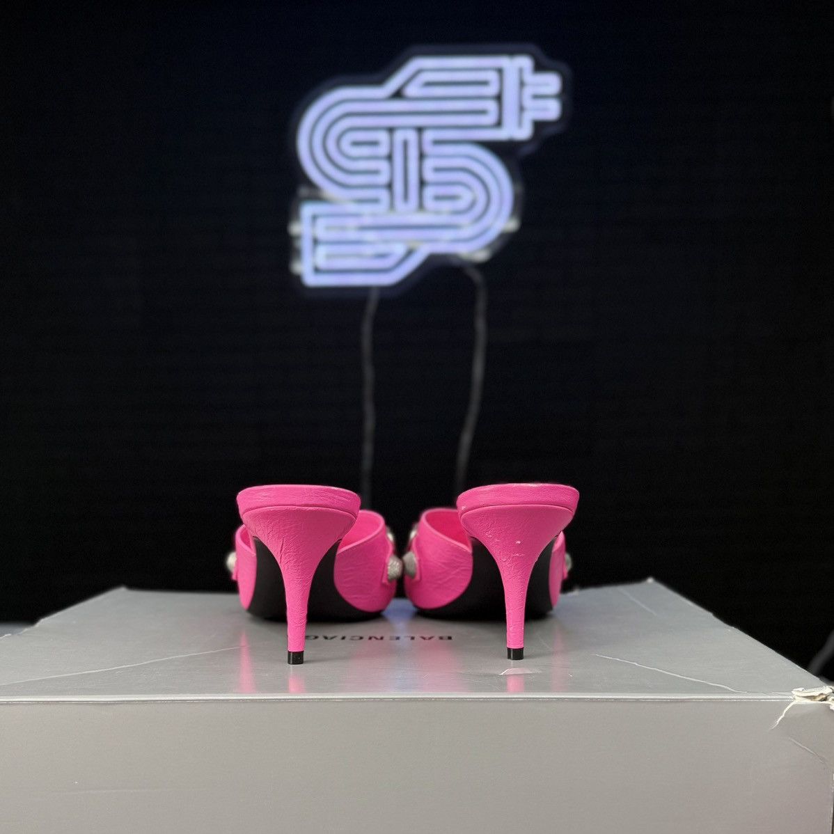 Balenciaga Balenciaga Cagole Heels Pink Size US 9.5 / IT 39.5 - 5 Thumbnail