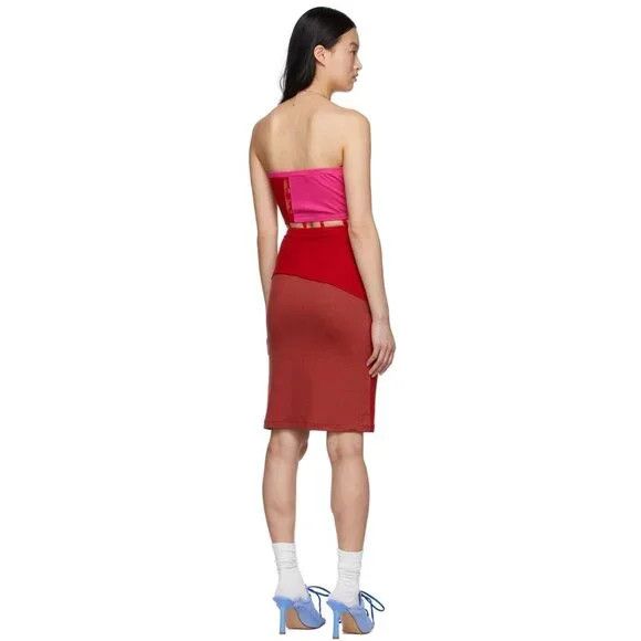 Andersson Bell Andersson Bell Cotton Midi Dress Size S Pink $470 Size S / US 4 / IT 40 - 13 Thumbnail