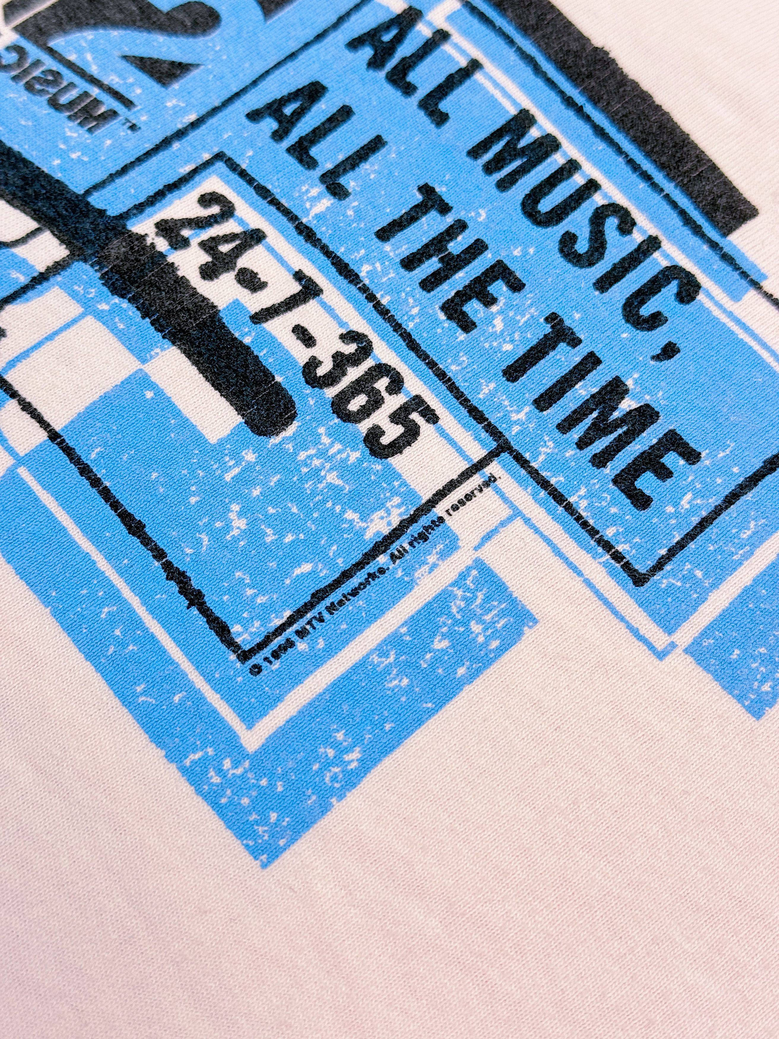 Hanes × Mtv × Vintage 1996 MTV 2 First Promo T-Shirt M2 Music Television Size US XL / EU 56 / 4 - 23 Thumbnail