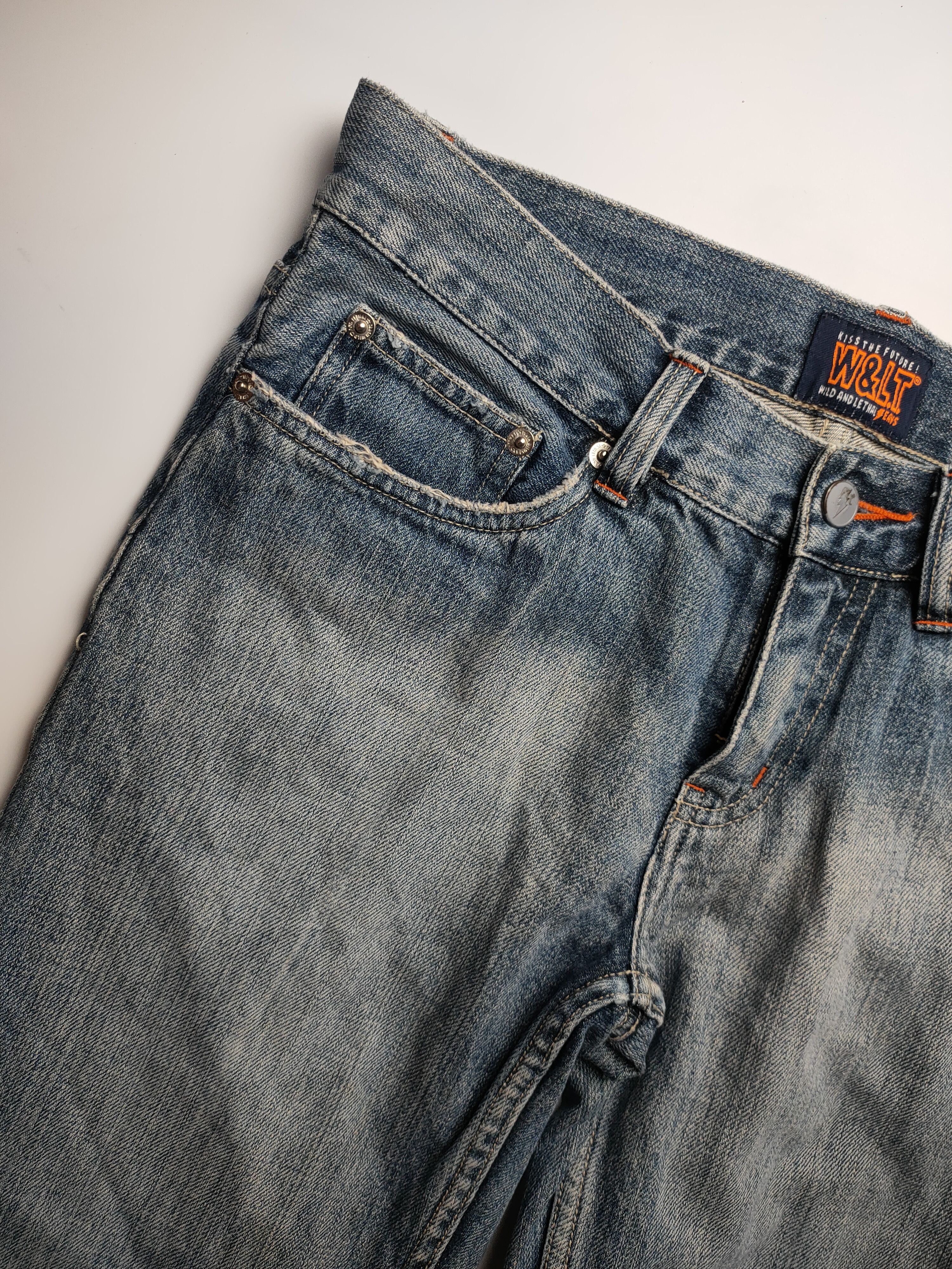 W&LT × Walter Van Beirendonck Vintage W&LT Flared Denim Jeans Size 30" / US 8 / IT 44 - 5 Thumbnail
