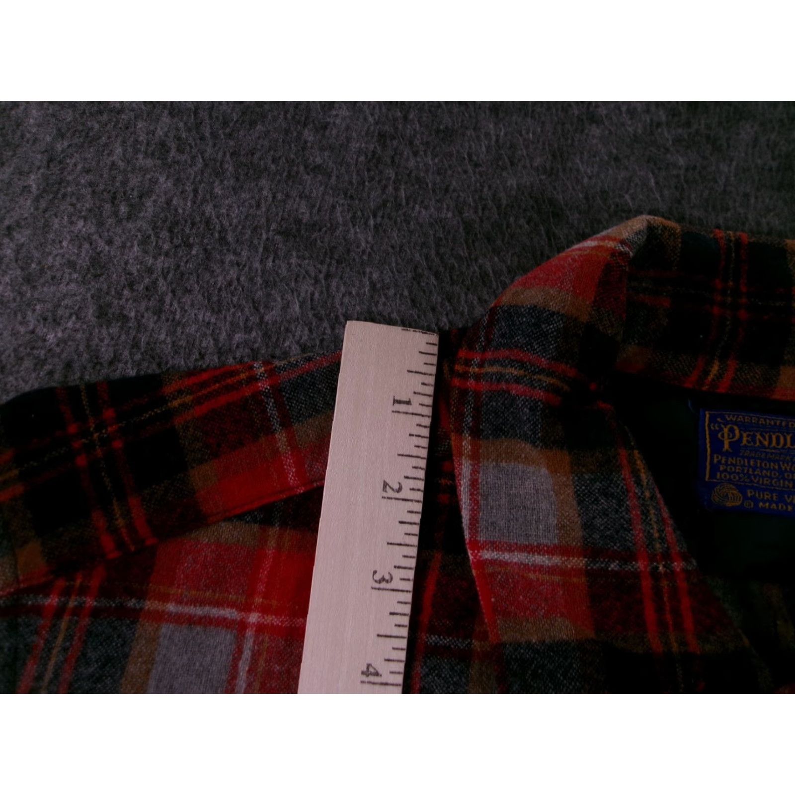 Pendleton VINTAGE Pendleton Wool Shirt Jacket Mens L Red Plaid Two Chest Pockets Virgin Shirt Jacket Mens L Red Plaid Two Chest Pockets Virgin Size US L / EU 52-54 / 3 - 4 Thumbnail