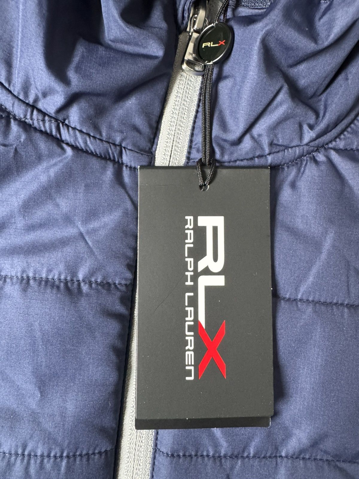 RLX Ralph Lauren RLX Ralph Lauren Blue Performance Zip Up Light Jacket Size US XL / EU 56 / 4 - 2 Thumbnail
