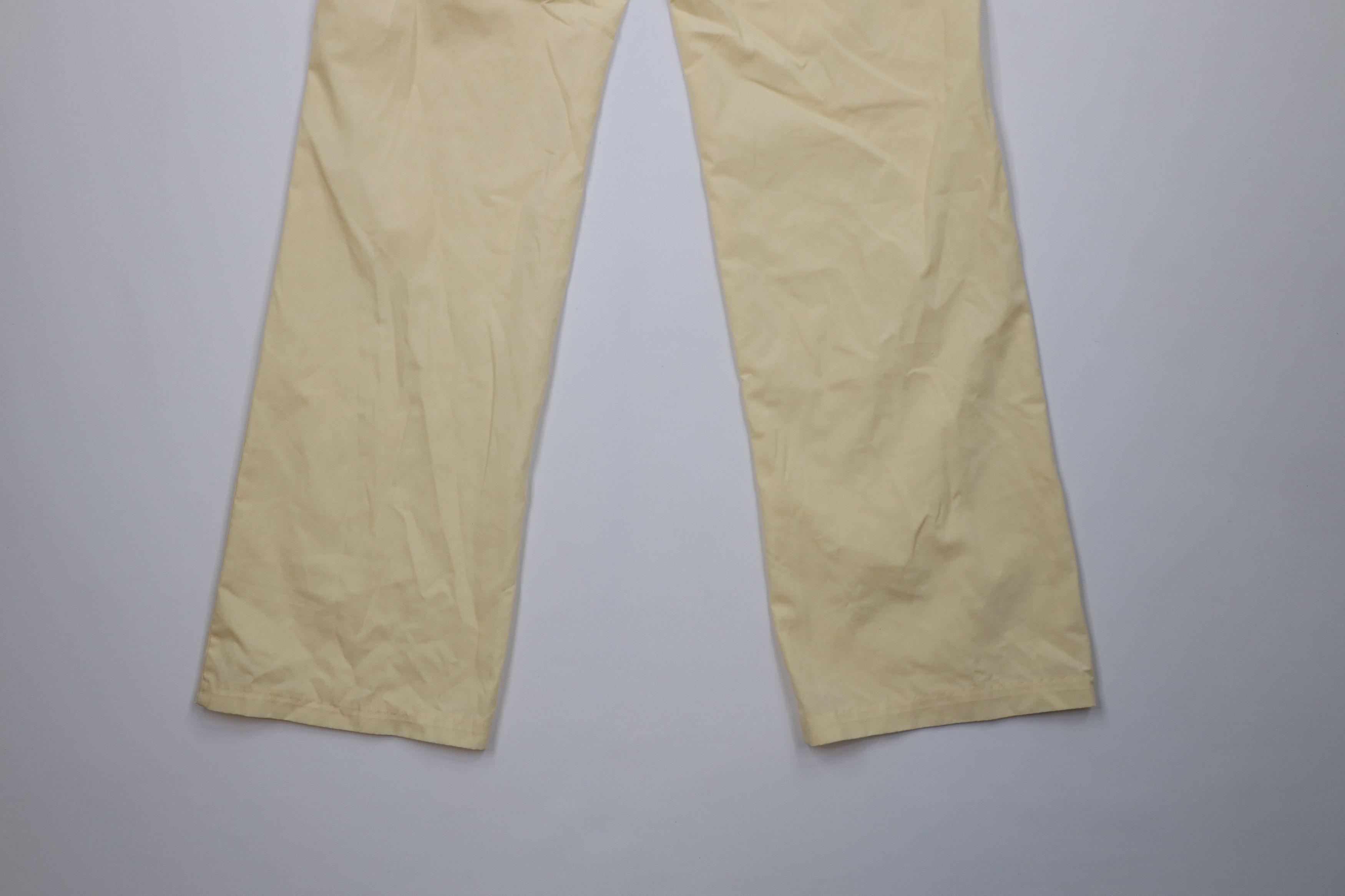Vintage Vintage 70s Streetwear Flared Wide Leg Pants Pale Yellow USA Size US 32 / EU 48 - 13 Thumbnail