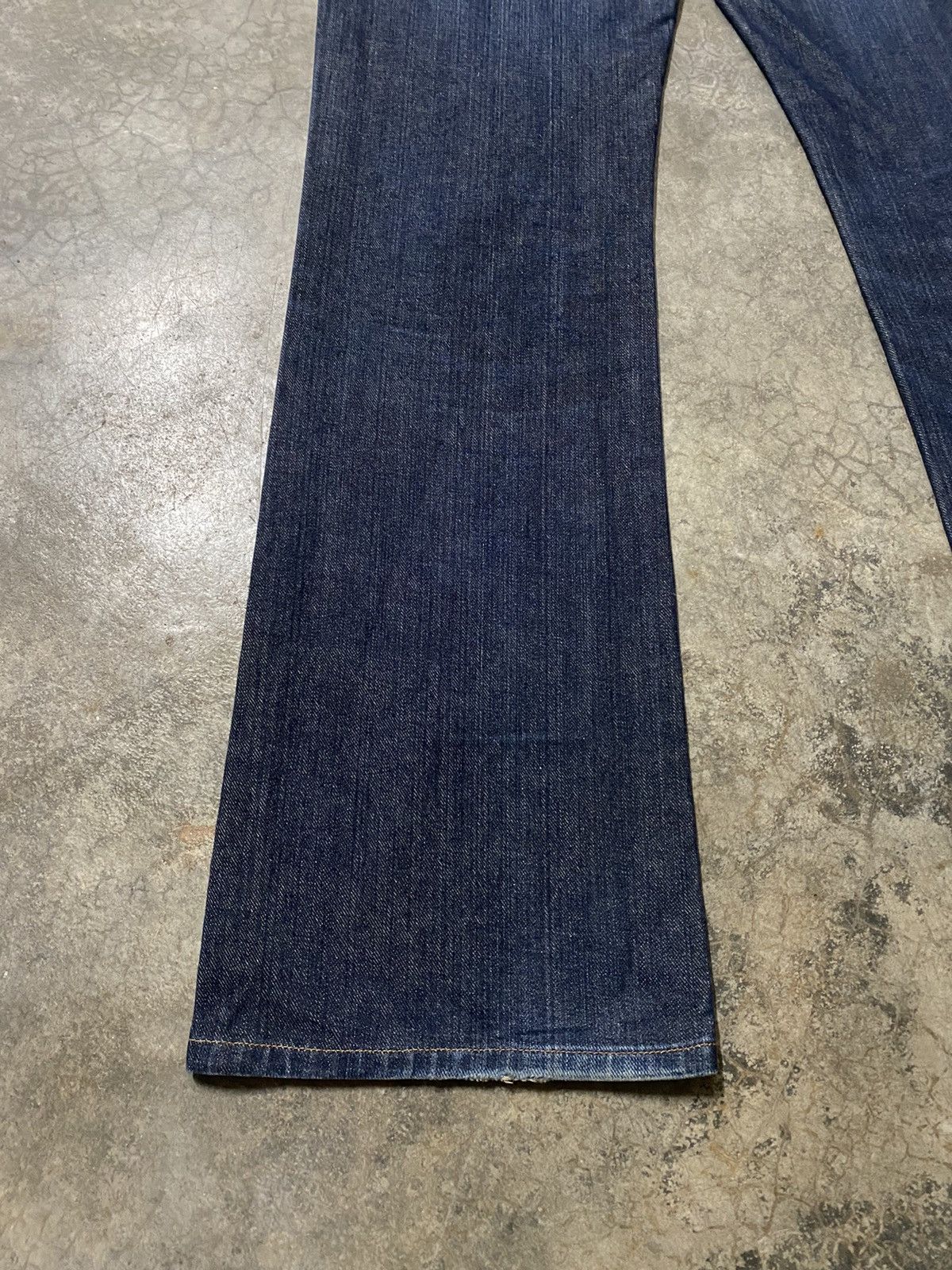 Japanese Brand × Jean × Lee Flare Jeans Vintage Lee Rider Rusty Denim @7 Size US 30 / EU 46 - 3 Thumbnail