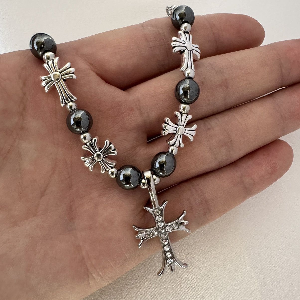 Other Cross Pendant Necklace for Men Women,Hip Hop Unisex Style Size ONE SIZE - 3 Thumbnail