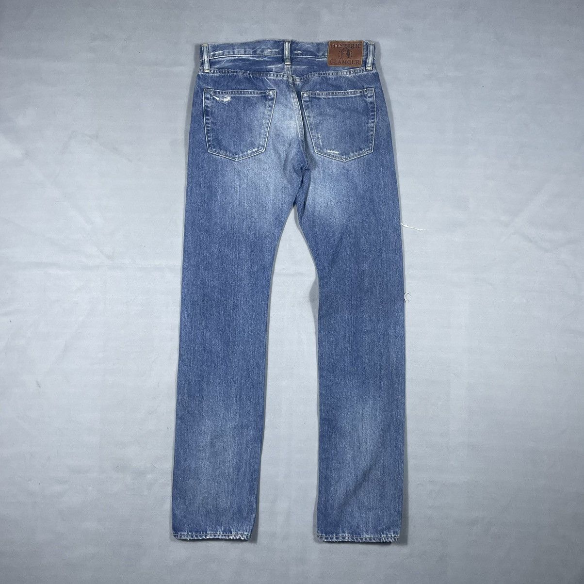 Hysteric Glamour processing straight denim pants indigo blue series Size US 29 - 13 Thumbnail