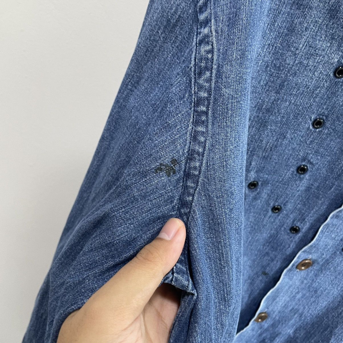Kapital JipiJapa Boro Long Sleeve Shirt 🍒 Size US M / EU 48-50 / 2 - 4 Thumbnail