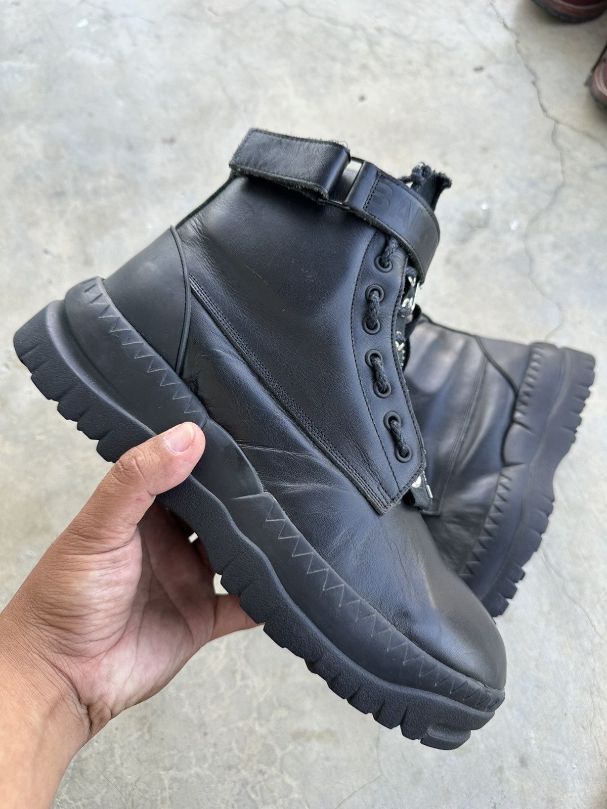 Undercover SCAB Zip Leather Boots