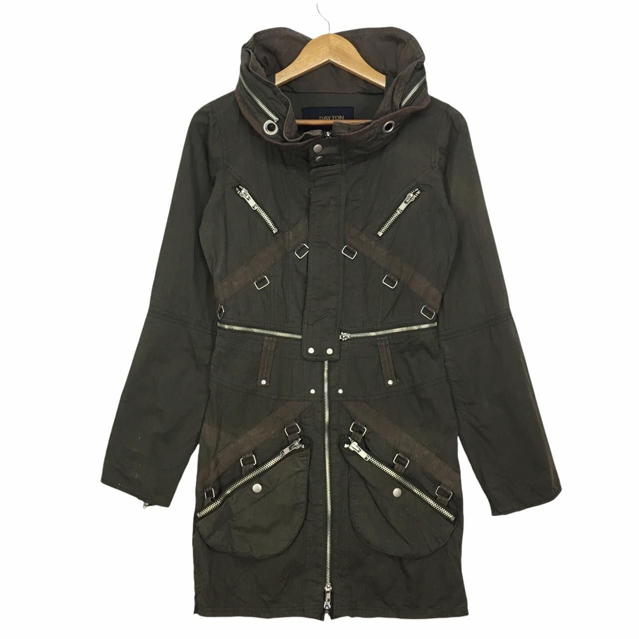 Vintage Vtg DAYTON Deluxe Plus Zip Up Long Jacket Hoodie Streetwear Size M / US 6-8 / IT 42-44 - 1 Thumbnail