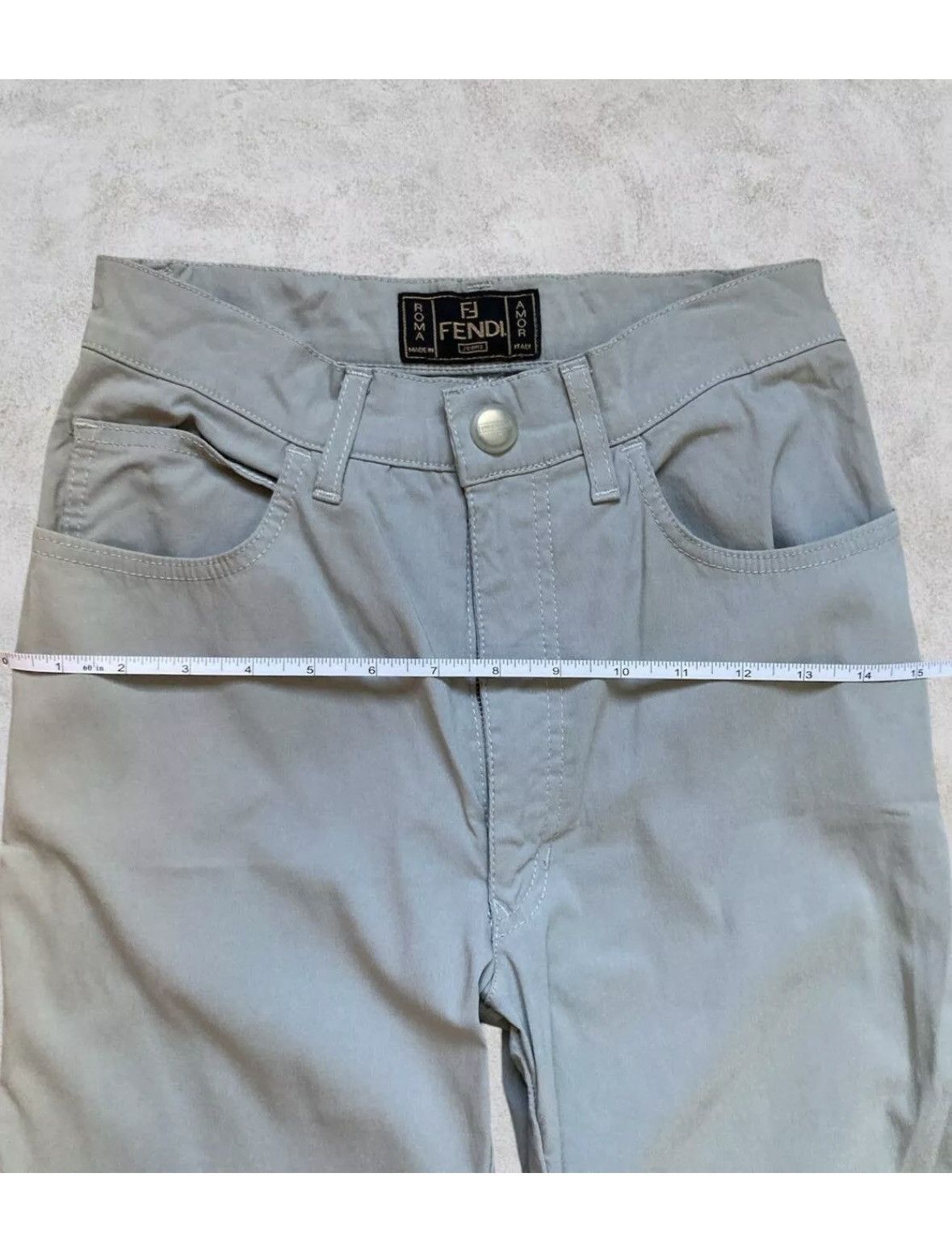 Vintage Fendi pants jeans women size M 34 Size 24" / US 00 / IT 34 - 10 Thumbnail