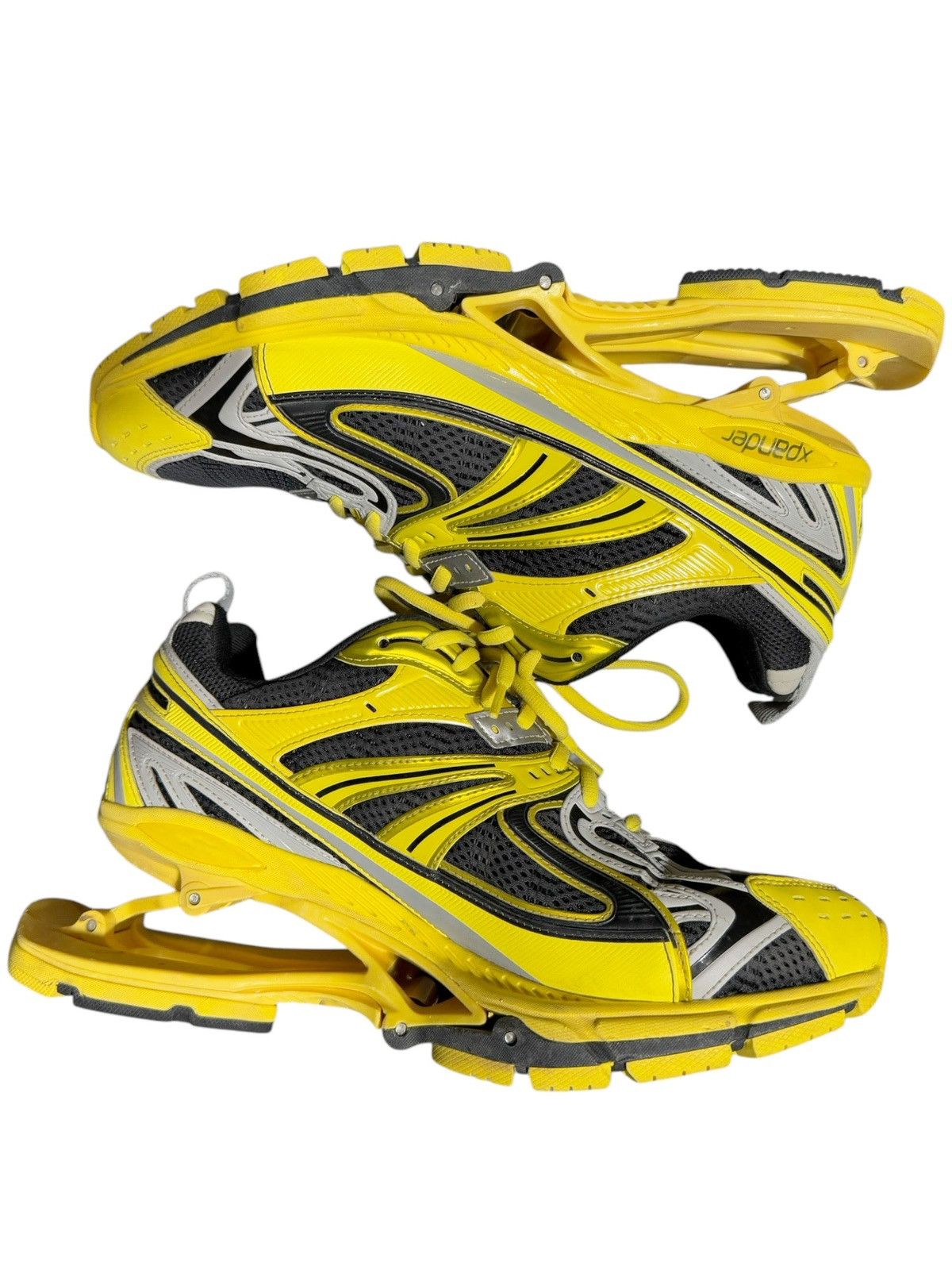 Balenciaga RARE Yellow Lightning X-Pander (X Pander) Heel Sneaker Size US 7 / EU 40 - 3 Thumbnail