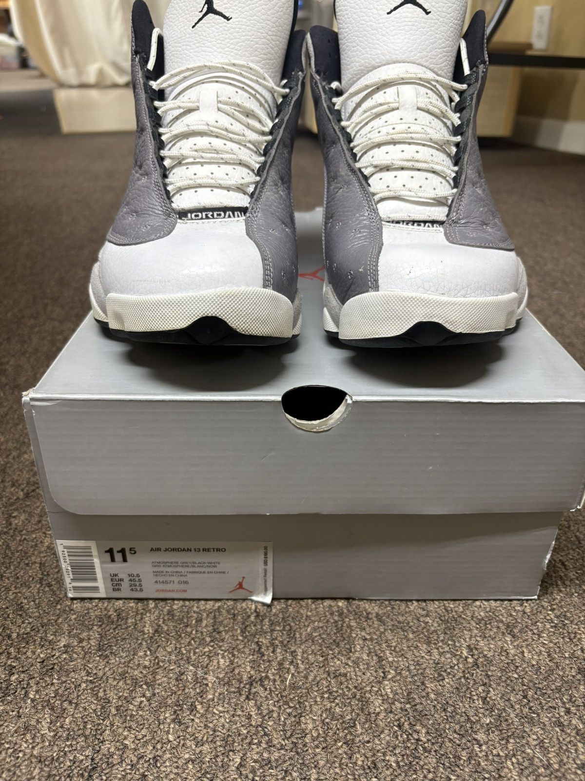Jordan Brand Jordan 13 Atmosphere grey Size US 11.5 / EU 44-45 - 1 Thumbnail