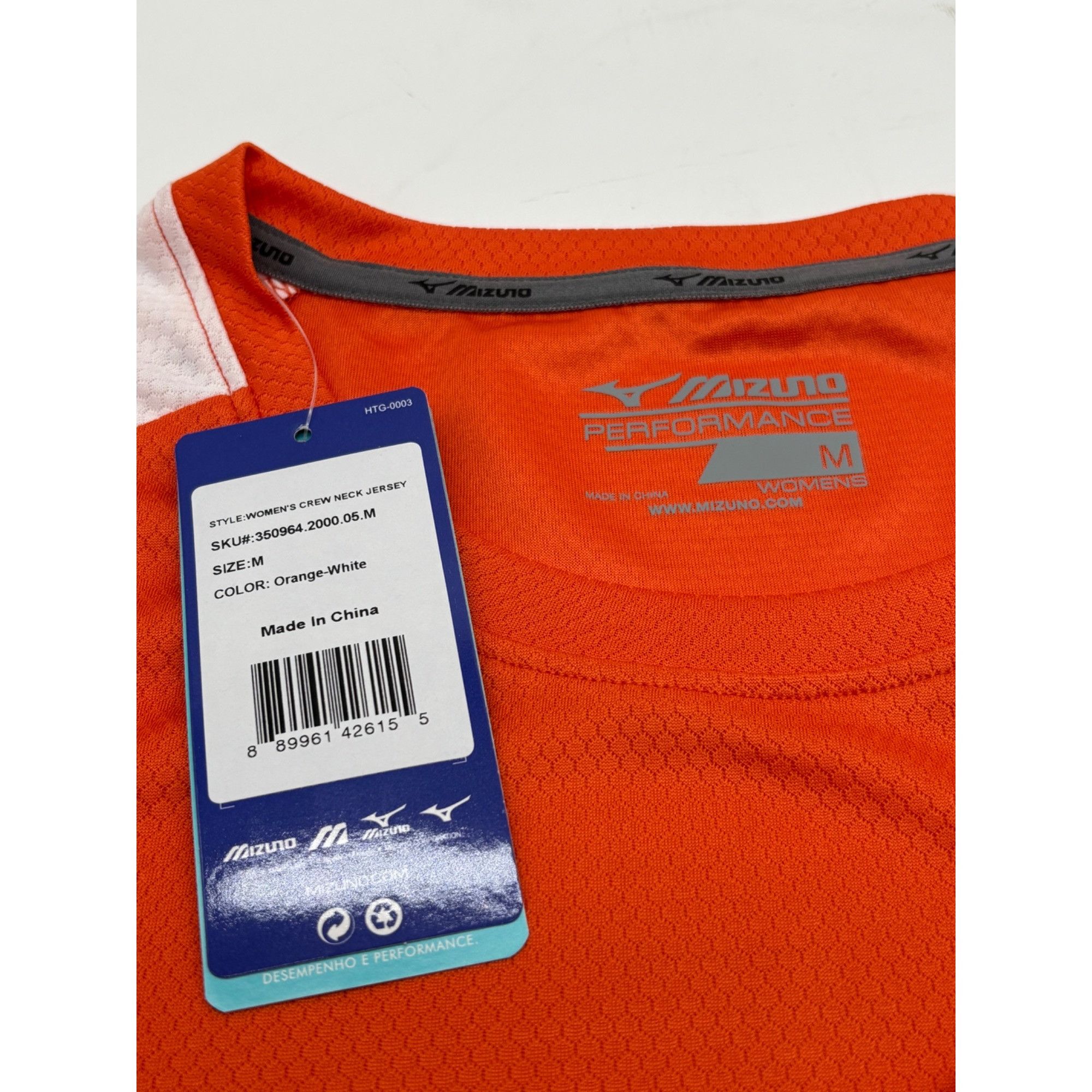 Mizuno Mizuno Women’s Softball Crew Neck Jersey, Orange, Sz. M Size M / US 6-8 / IT 42-44 - 7 Thumbnail