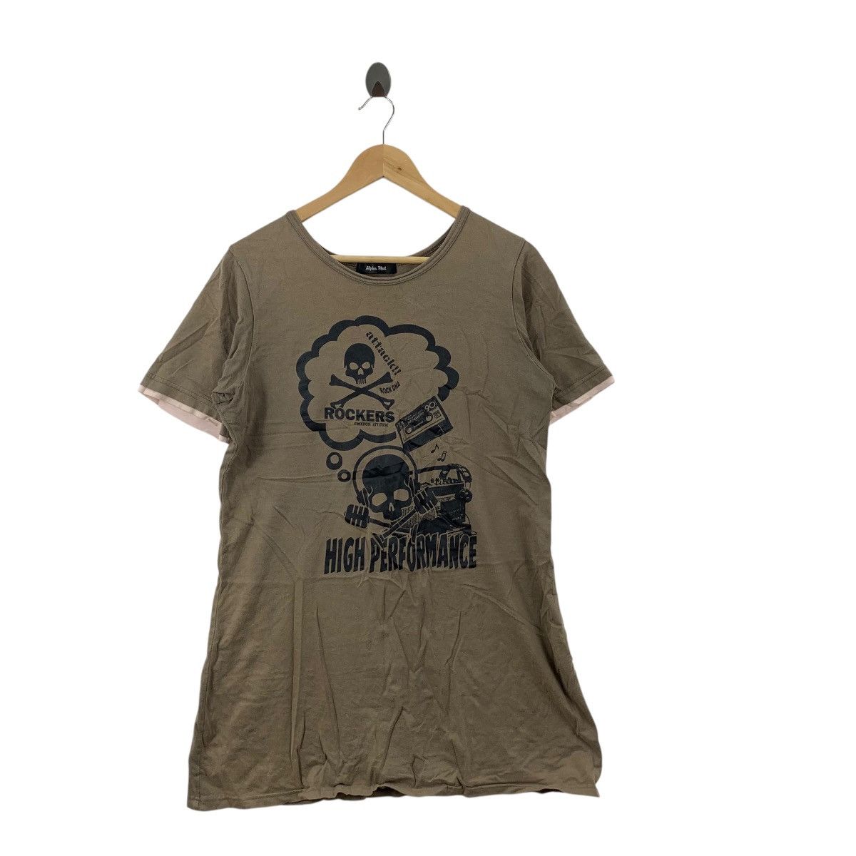 Vintage Vintage Rockers Skull Graphic High Performance Punk Rock Size US S / EU 44-46 / 1 - 1 Thumbnail