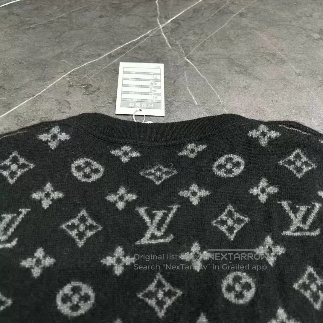 Louis Vuitton louis vuitton logo knit cashmere sweater. Size US XL / EU 56 / 4 - 5 Thumbnail
