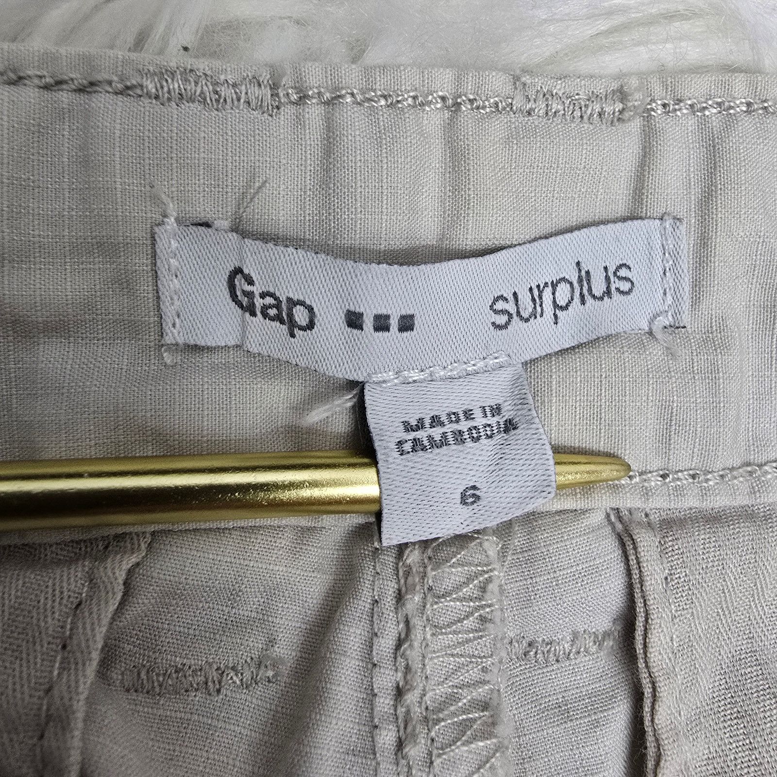 Gap Gap Surplus Roll up Cuffs Hem Convertible Cargo Pants 6 Size 28" / US 6 / IT 42 - 9 Thumbnail
