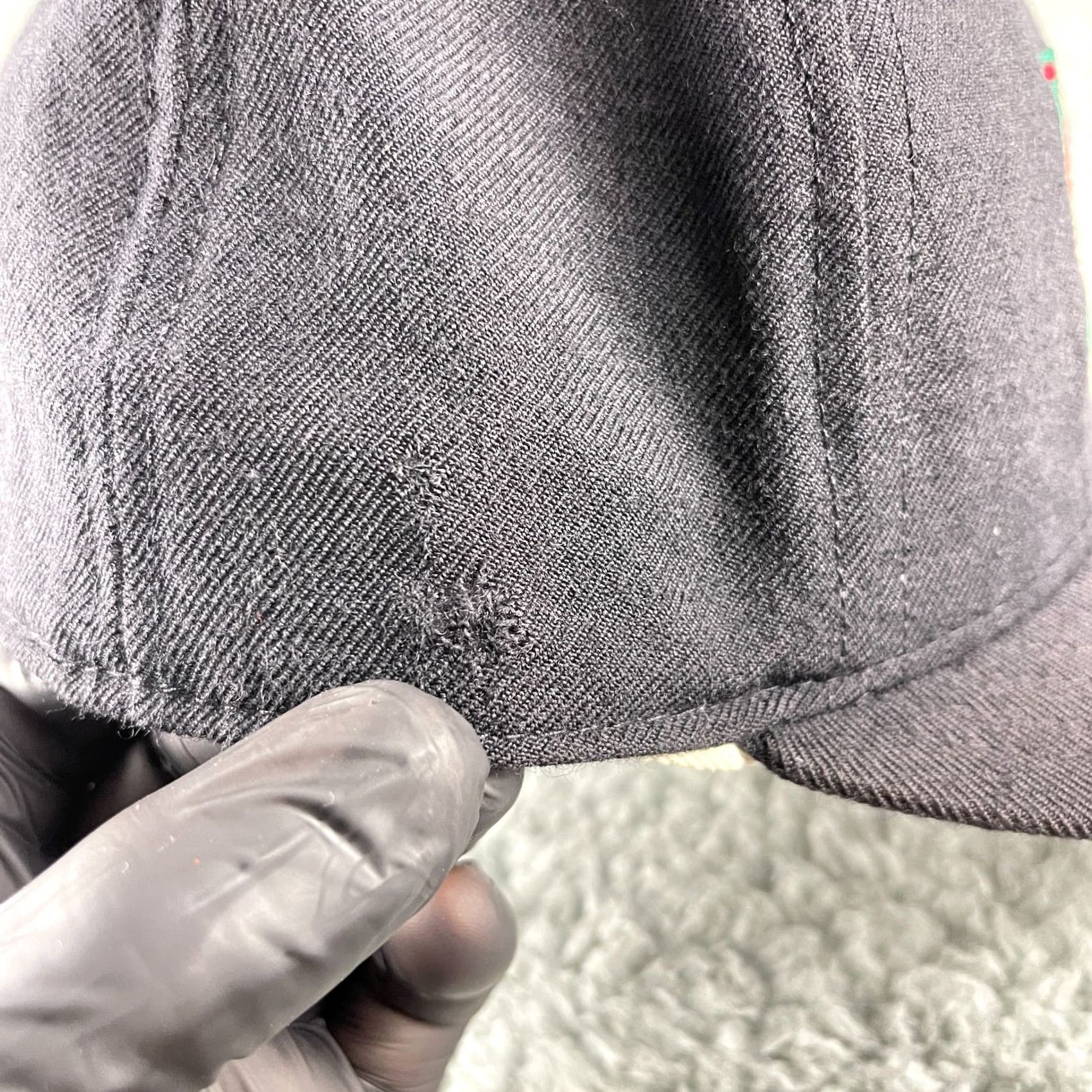 New Era Warthogs Hat Cap Size 7 Black Fitted Embroidered W Logo Wild Boar Baseball Style Mens Vintage New Era帽 Size ONE SIZE - 7 Thumbnail