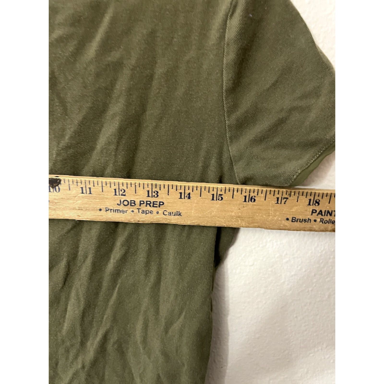 Ralph Lauren Lauren Ralph Lauren Short Sleeve Shirt Women Green Solid M Cotton Size M / US 6-8 / IT 42-44 - 4 Thumbnail