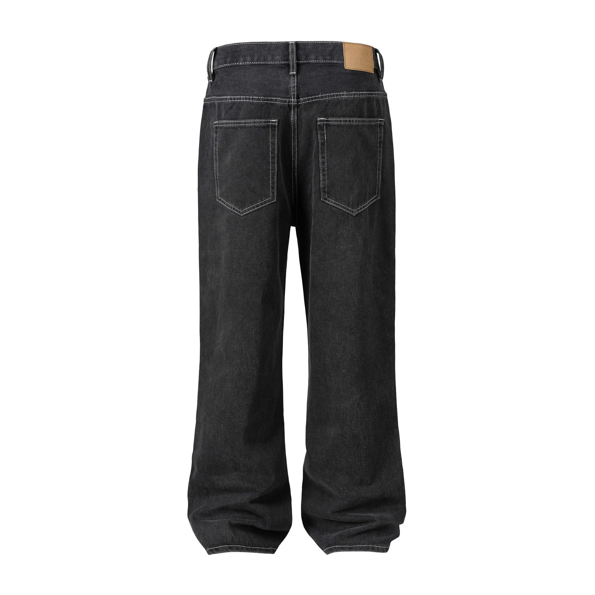 Japanese Brand × Jean High street washed loose wide-leg jeans y2k Size US 32 / EU 48 - 2 Thumbnail
