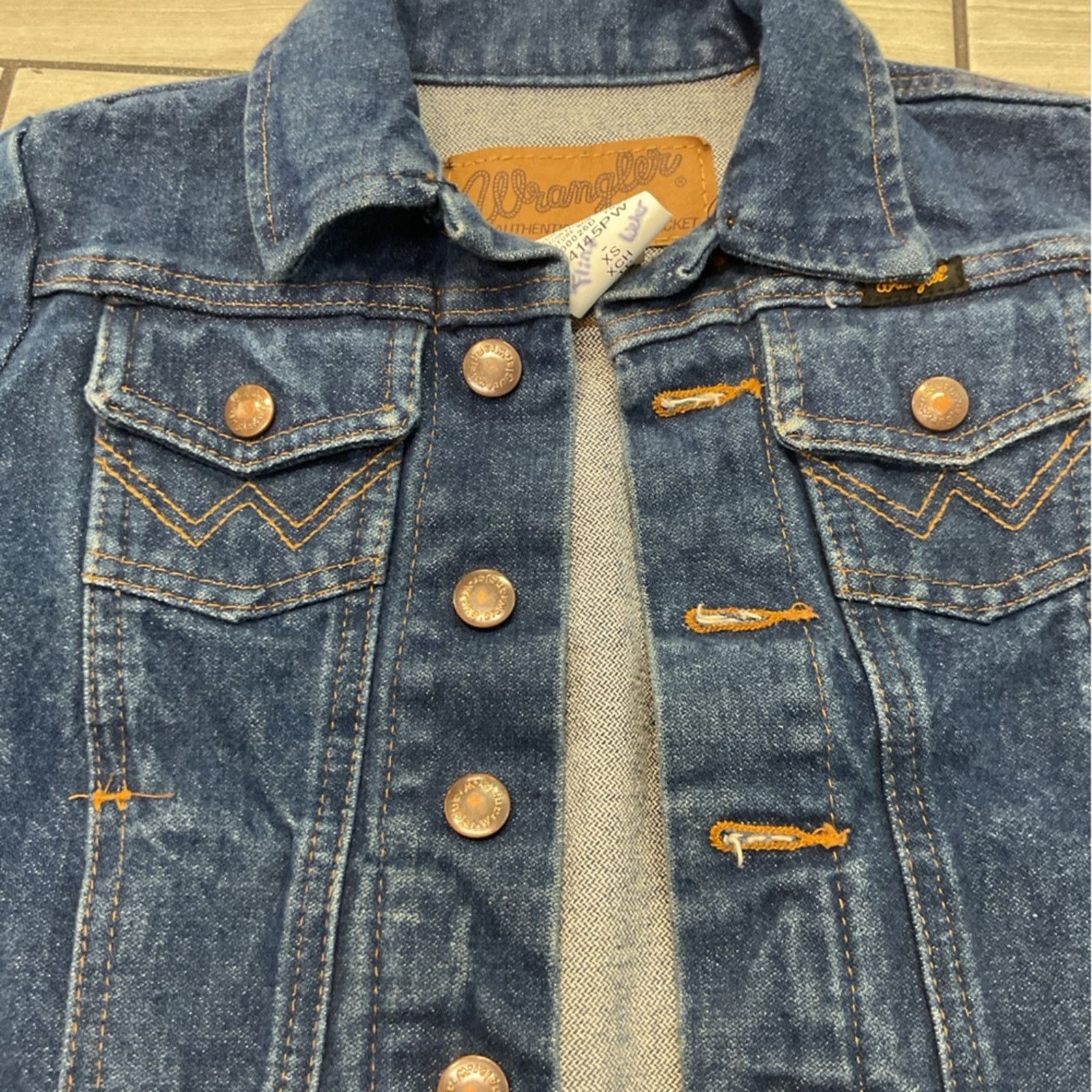 Wrangler Vintage 90’s Wrangler Youth Petite Cropped Denim Jacket Size US XS / EU 42 / 0 - 5 Thumbnail