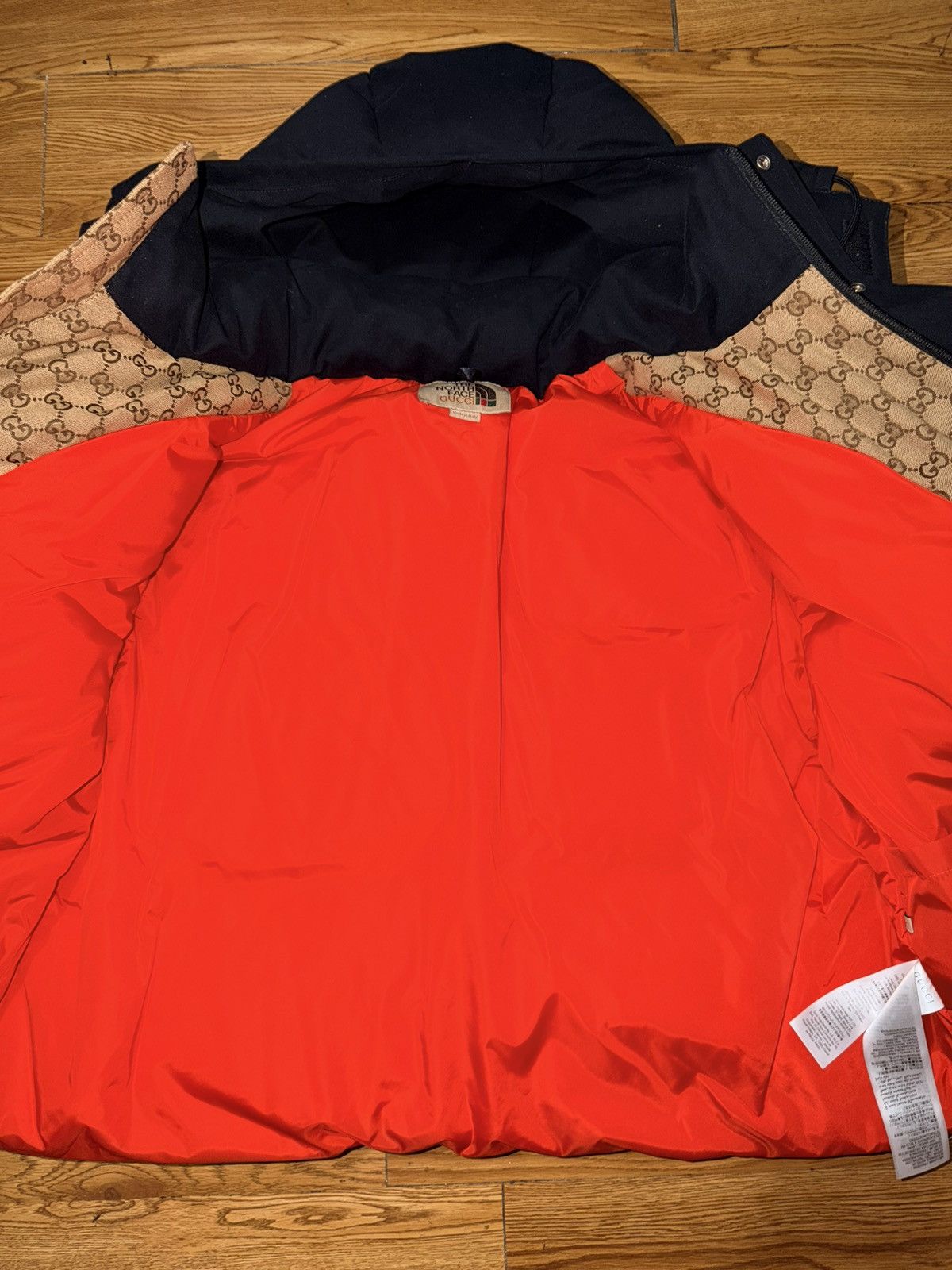 Gucci × The North Face Gucci x The North Face Womens GG Padded Short Jacket Size L Size L / US 10 / IT 46 - 4 Thumbnail