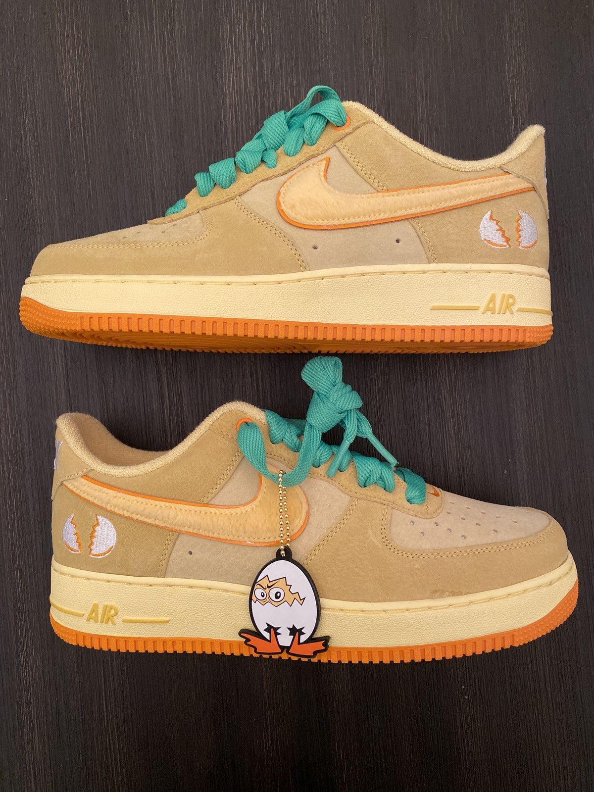 Nike Nike Air Force 1 DOAF Oregon Ducks “Duck Or Egg” PE Size US 10 / EU 43 - 2 Thumbnail