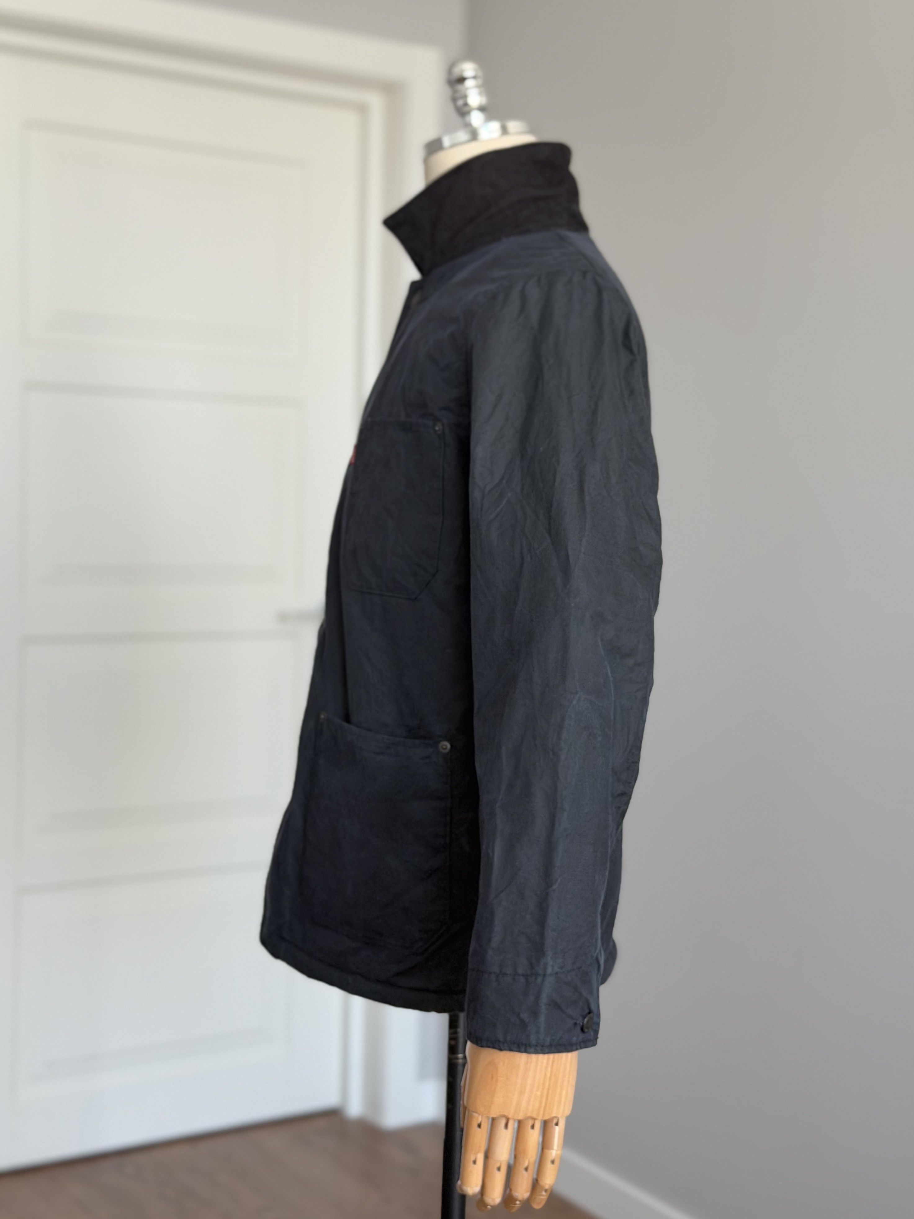Levi's LEVIS Halley Stevensons Wax Sherpa Jacket Navy Waxed Cotton Size US M / EU 48-50 / 2 - 7 Thumbnail