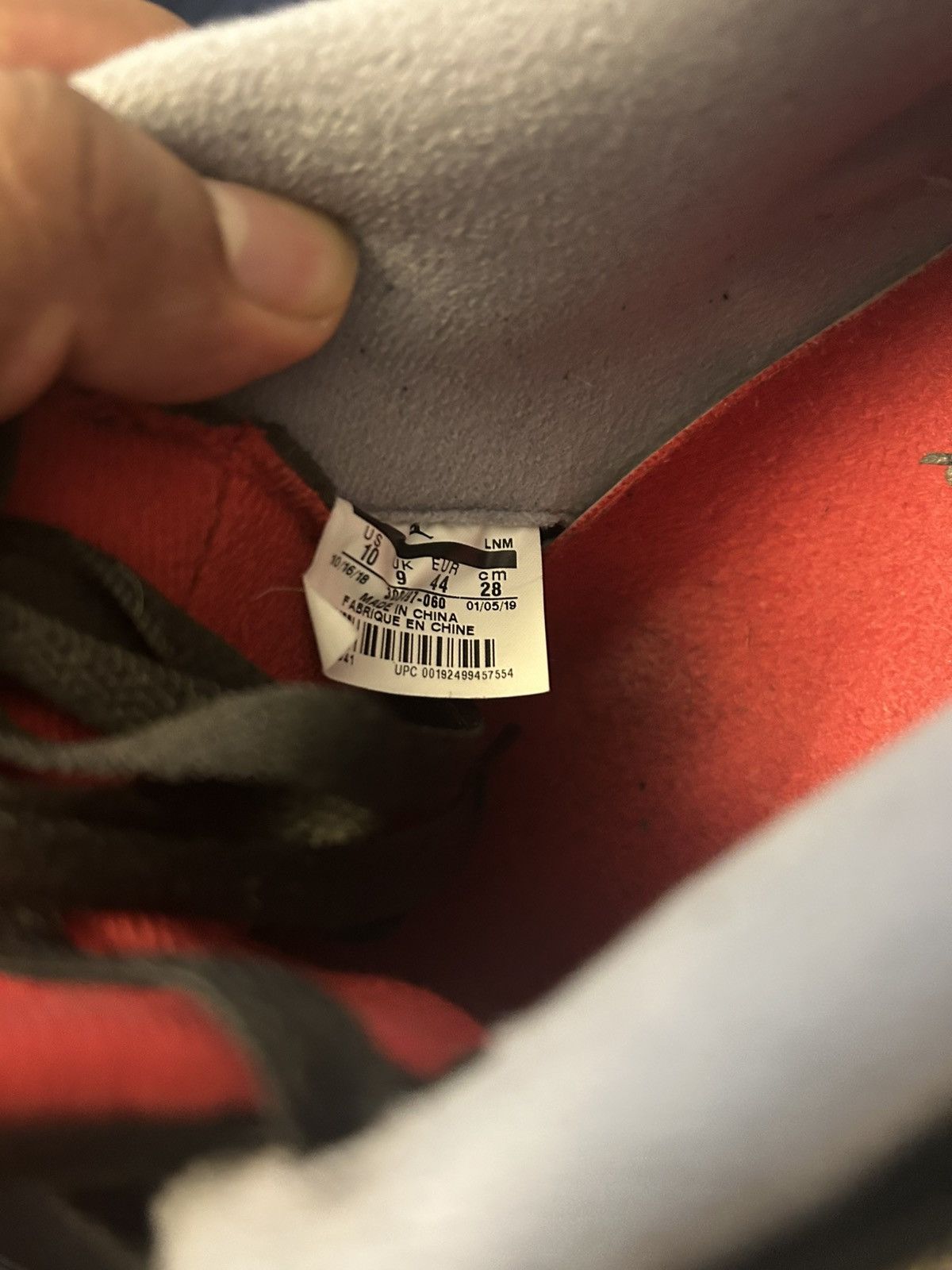 Nike Nike Air Jordan 4 Bred Size US 10 / EU 43 - 7 Thumbnail