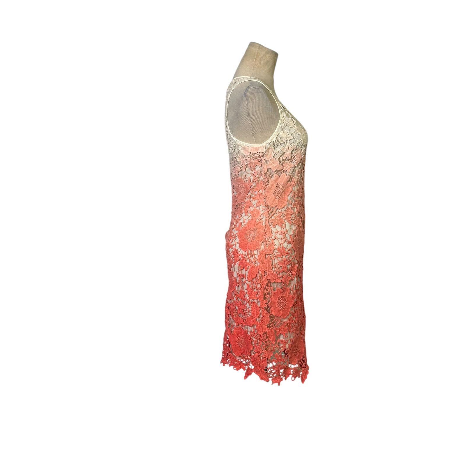 Buffalo David Bitton Buffalo cream melon ombre eyelet mini dress size Small Size S / US 4 / IT 40 - 13 Thumbnail