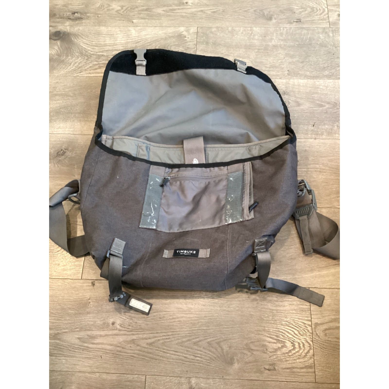 Vintage Timbuk2 Grey Messenger Bag Size L Size ONE SIZE - 4 Thumbnail