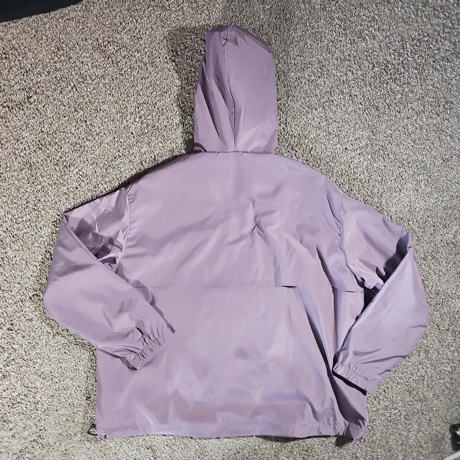 Other Shirley & Stone 2XL Purple 1/2 Zip Pullover Rain Jacket Size XXL / US 16-18 / IT 52-54 - 7 Thumbnail