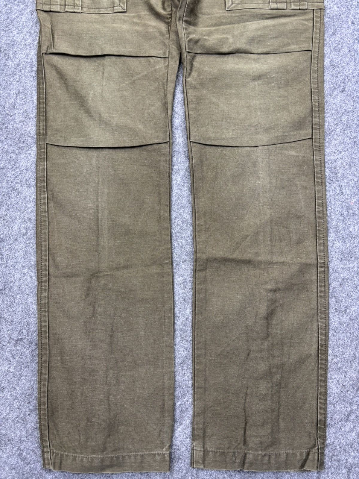 Japanese Brand DISCIPLE motocyclist Stylish Sturdy Cargo Biker Pant F739 Size US 29 - 4 Thumbnail