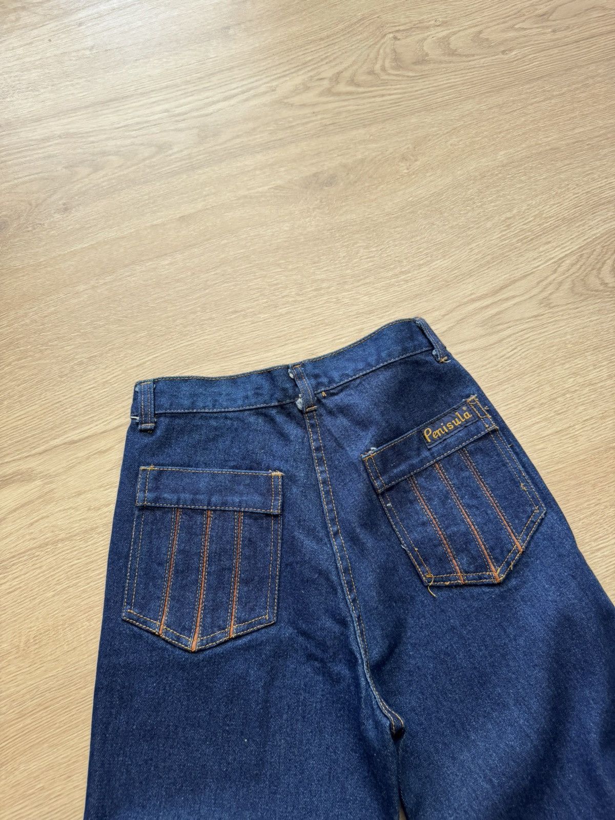 HippyTree Vintage 60-70’s Penisula Women’s Hippie Baggy Denim Jeans Size 28" / US 6 / IT 42 - 4 Thumbnail