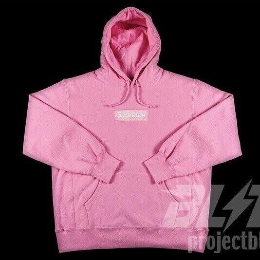 Supreme Box Logo Hoodie Hooded Sweatshirt FW24 Dusty Pink