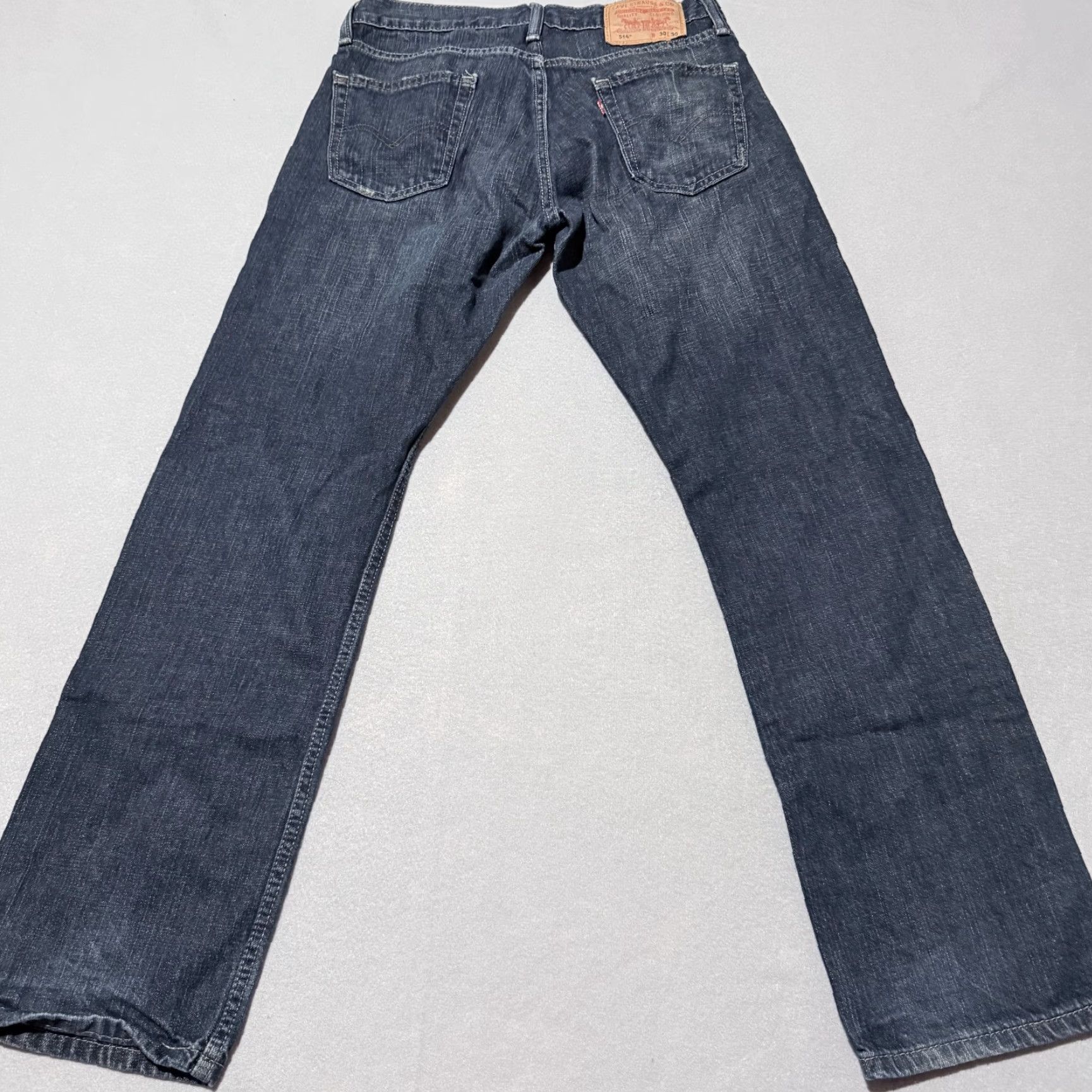 Levi's Levi's Jeans Men Dark Blue 514 Straight Mid Rise Zip Fly 30X30 - Denim Denim Jeans Reg Men Size US 30 / EU 46 - 2 Thumbnail