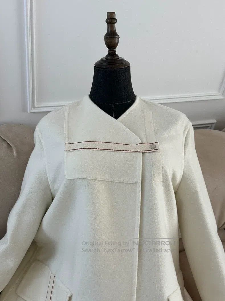 Other Hermes FW20 Solid Color Casual Waist Long Sleeve Coat, Mil Size 4XL / US 24-26 - 4 Thumbnail