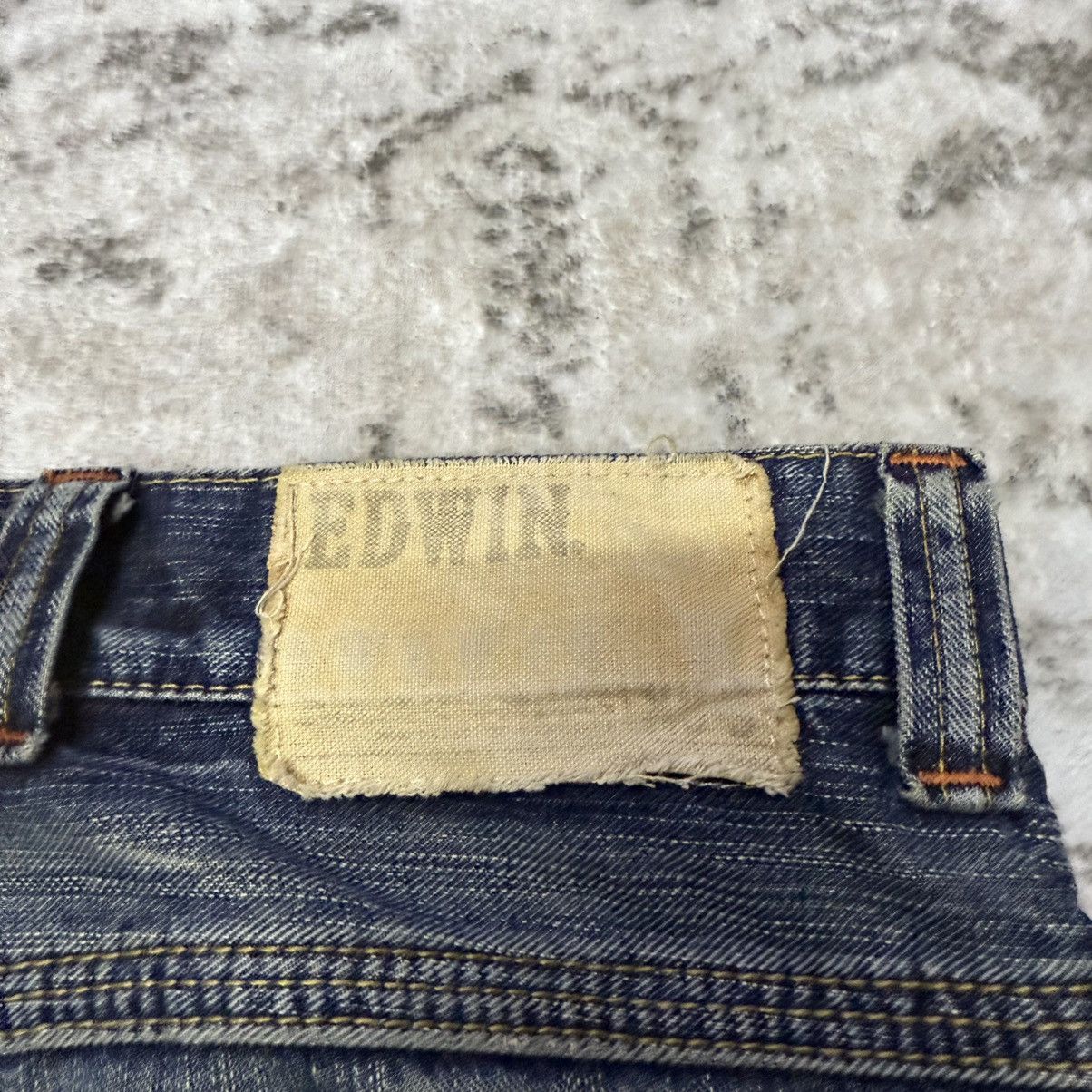 Edwin Vintage Edwin XV-S Patina Fade Wash Straight Jeans Size US 32 / EU 48 - 14 Thumbnail