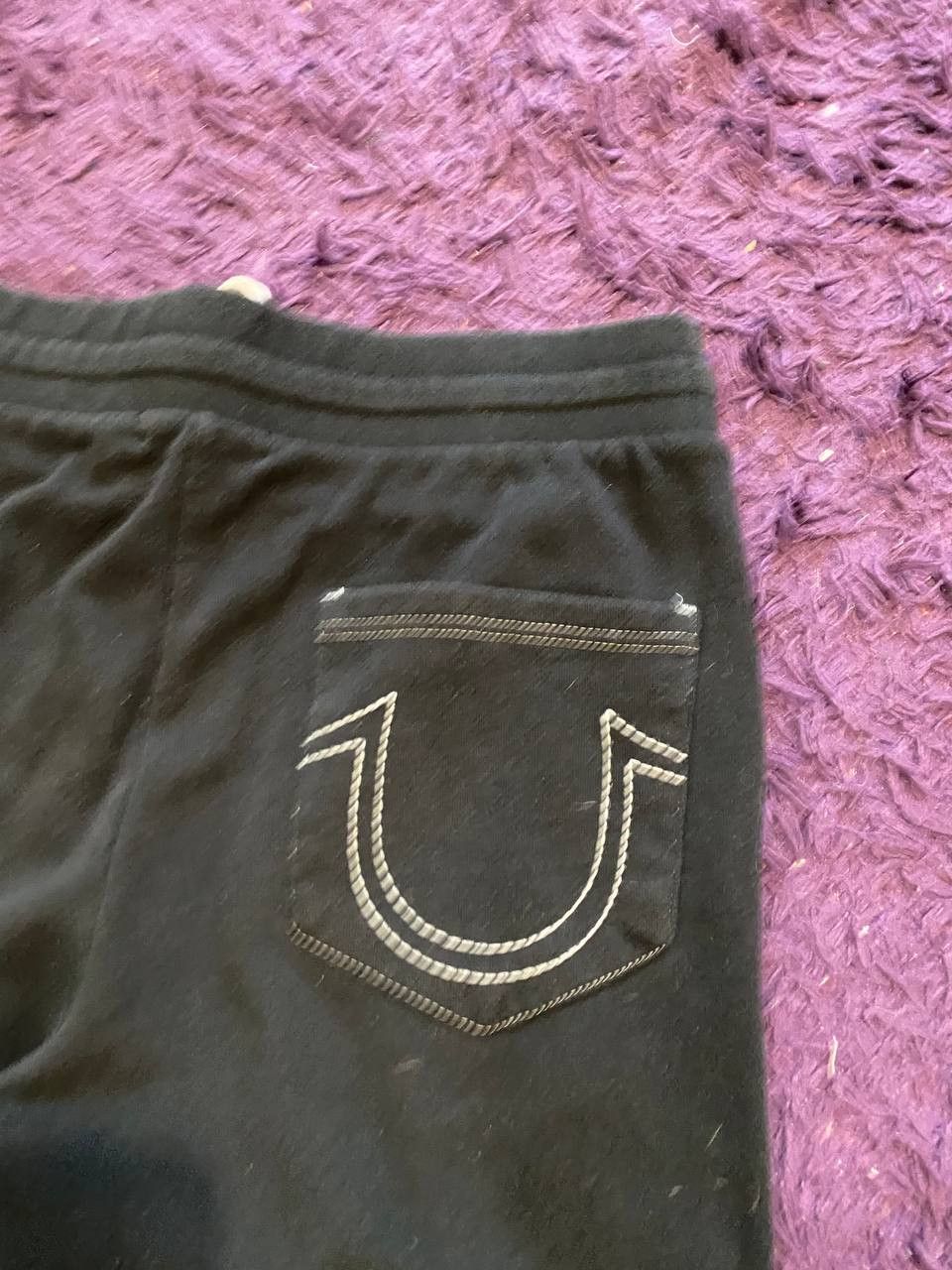 True Religion Vintage Casual Pants black logo True Religion Y2K streetwear Size US 32 / EU 48 - 7 Thumbnail