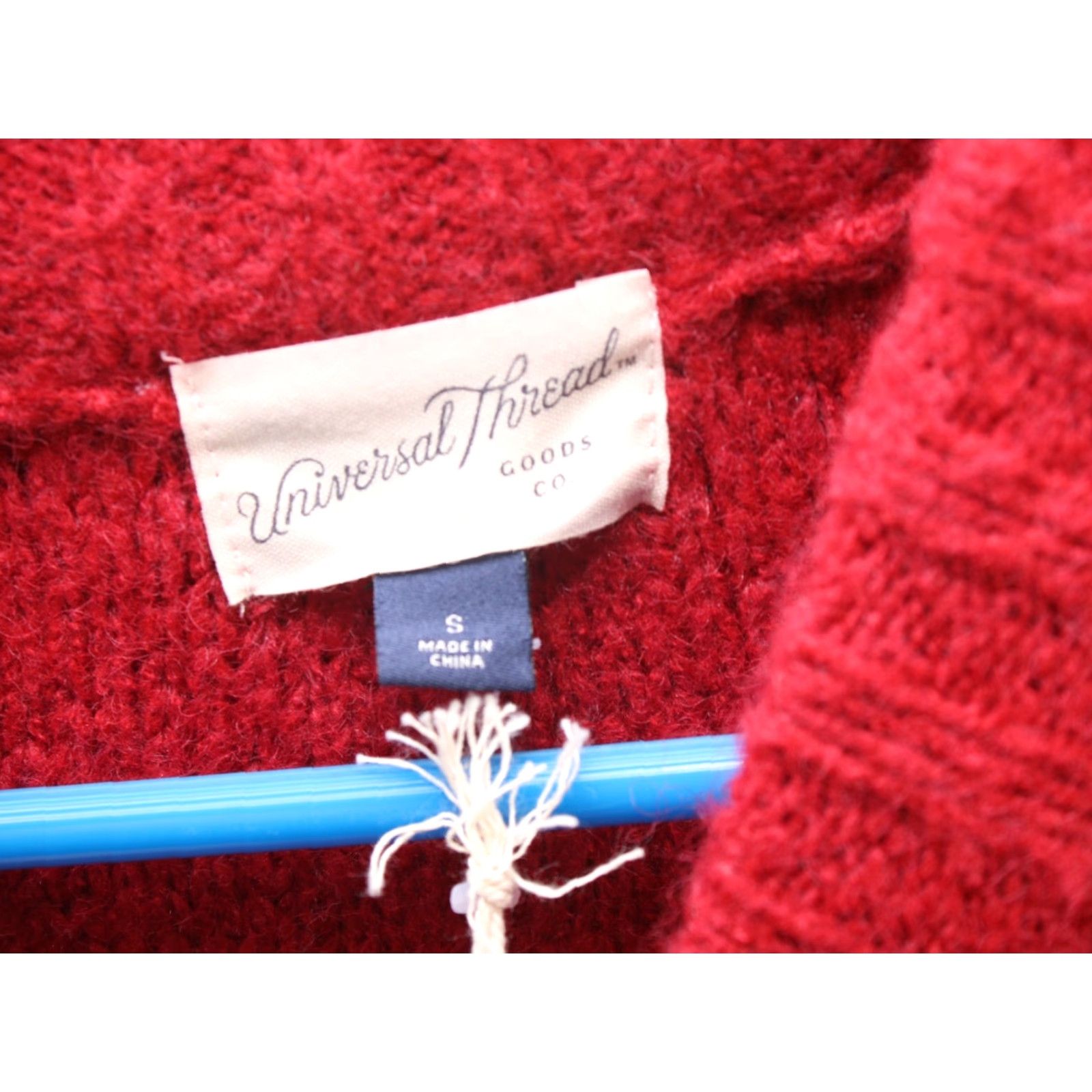 Vintage Universal Thread Sweater Womens Long Sleeves Red Pullover Warm Size S NWT Size S / US 4 / IT 40 - 6 Thumbnail