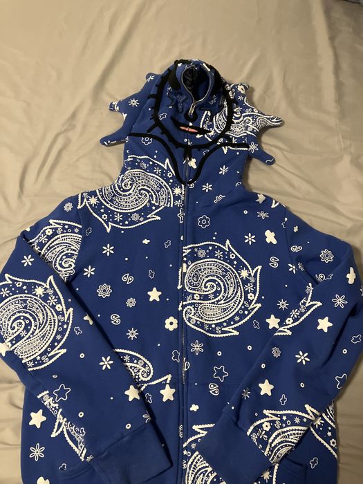 Glo Gang Glo Full Zip Hoodie ‘Blue’ | Grailed