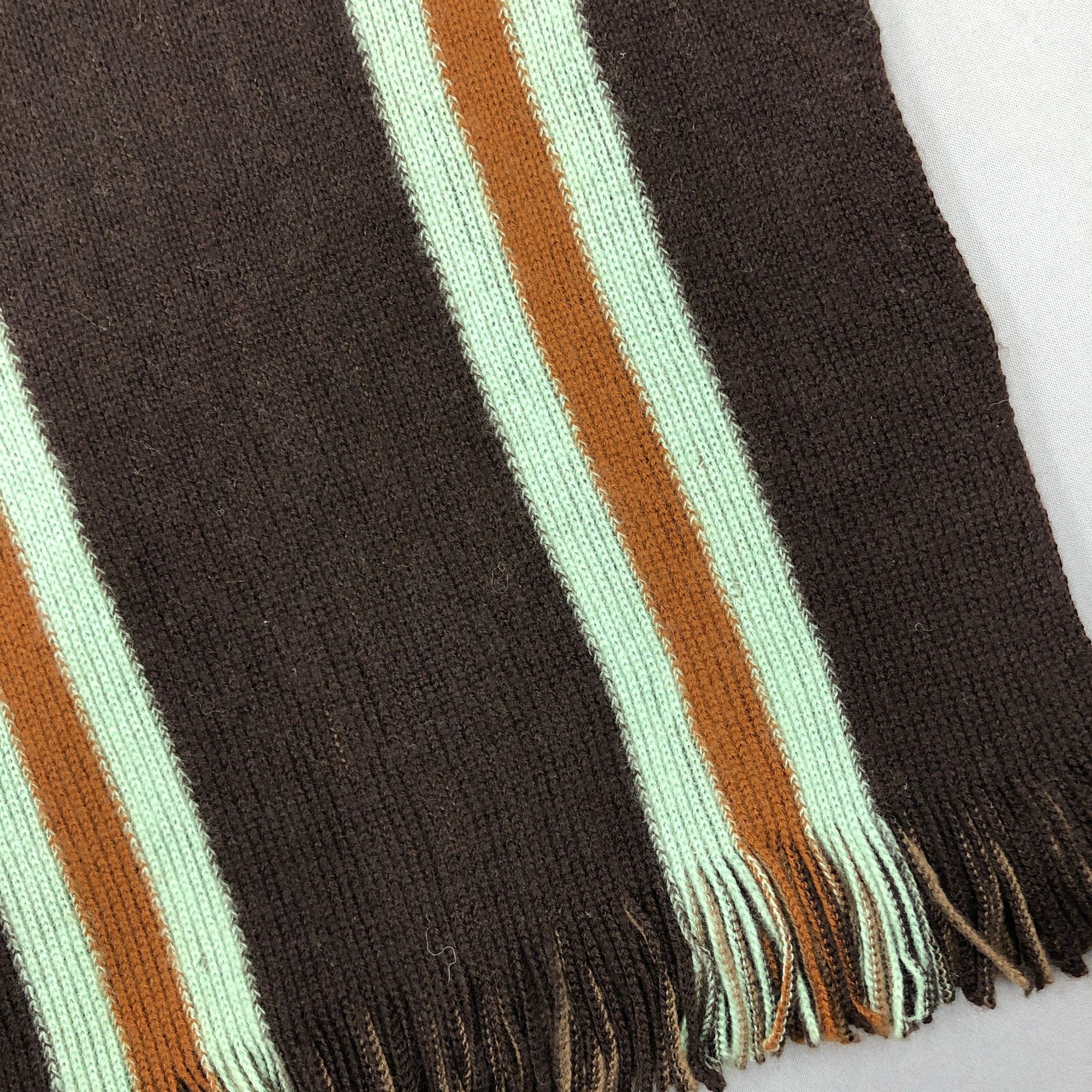 Paul Smith Vintage Paul Smith Scarf Wool Reversible Ribbed Knit Scarve Size ONE SIZE - 6 Thumbnail