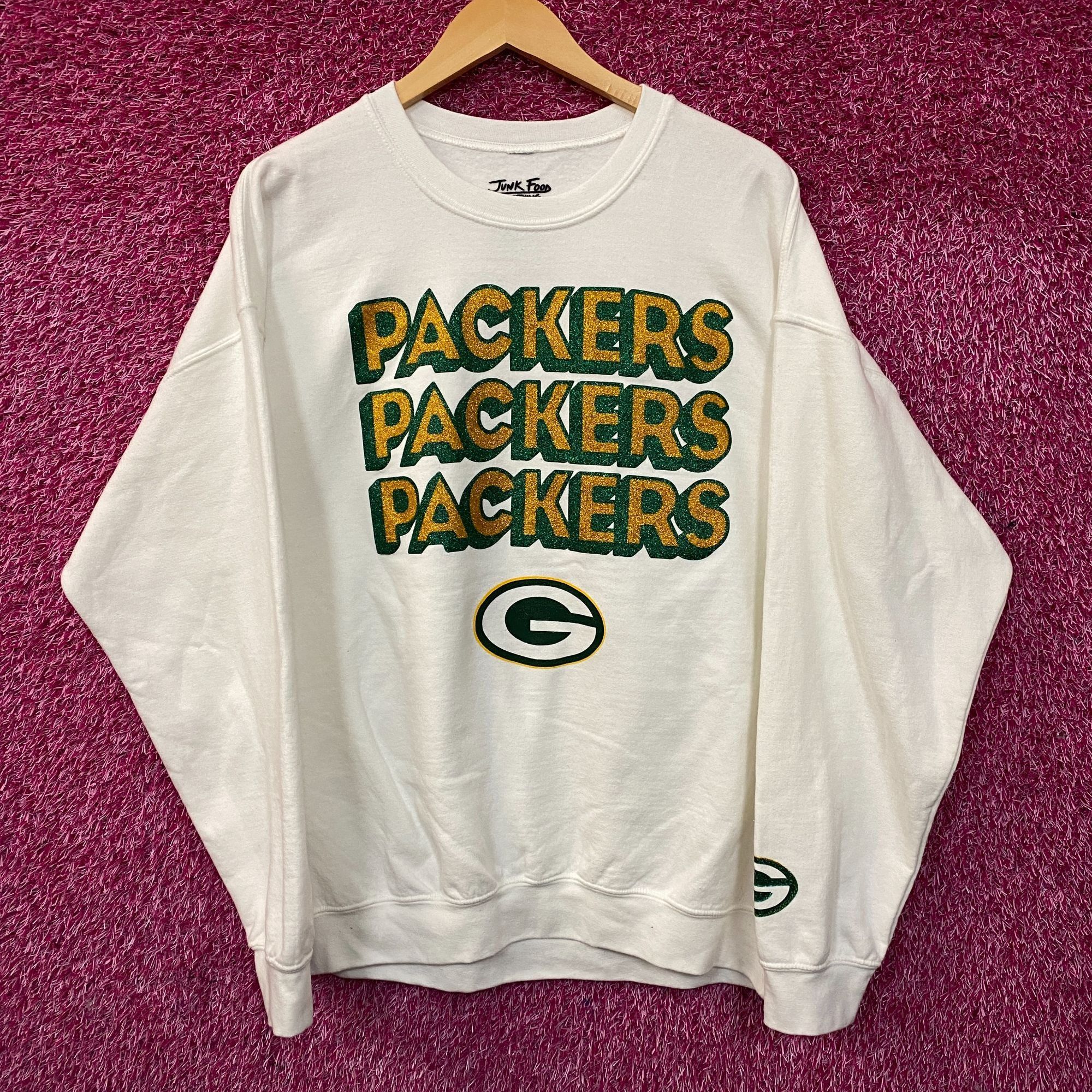 Junk Food Junk Food Clothing Green Bay Packers Repeat Bling Glitter Cr Size US L / EU 52-54 / 3 - 1 Thumbnail
