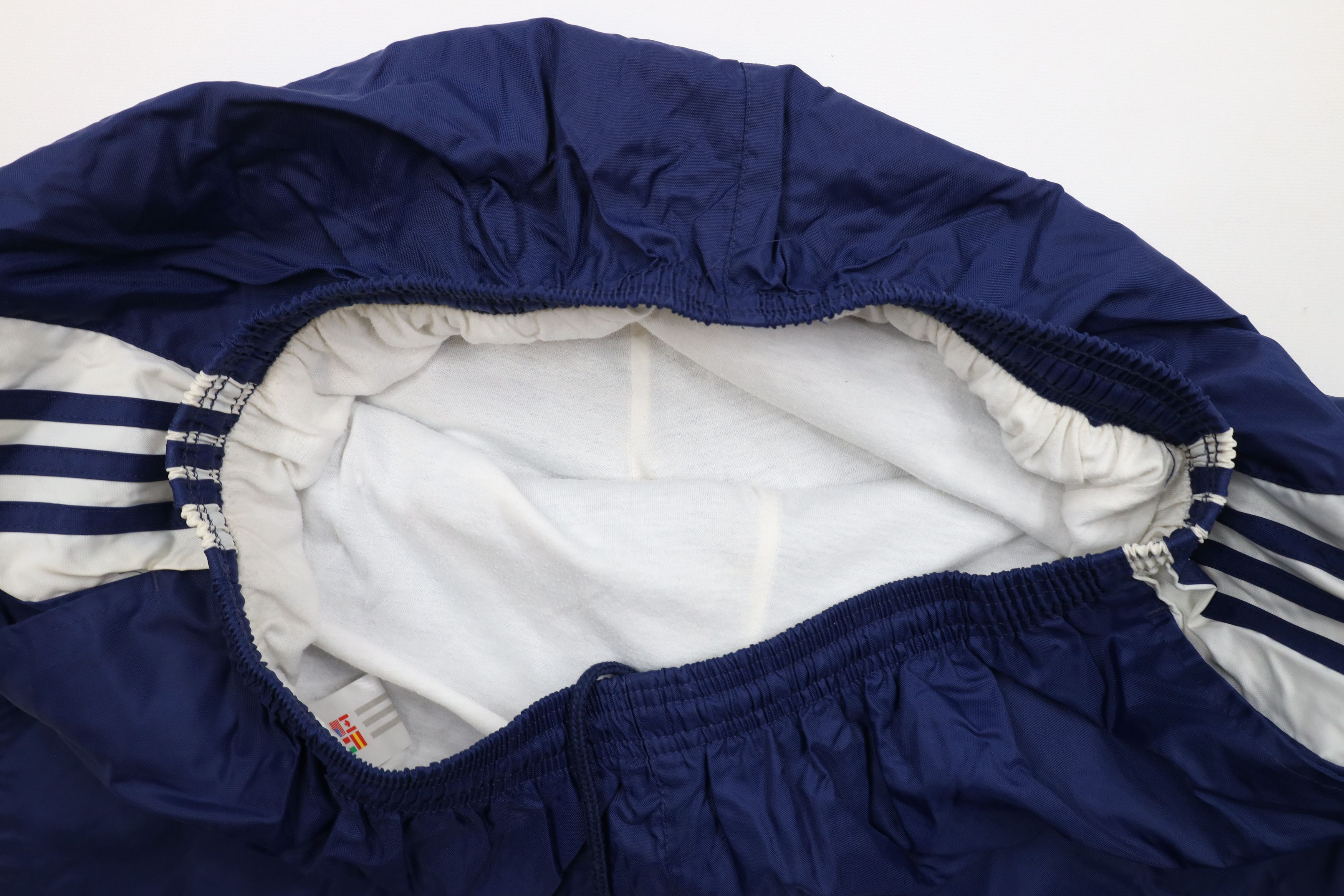 Adidas × Vintage Vintage 90s Adidas Spell Striped Lined Joggers Pants Blue Size US 40 / EU 56 - 9 Thumbnail