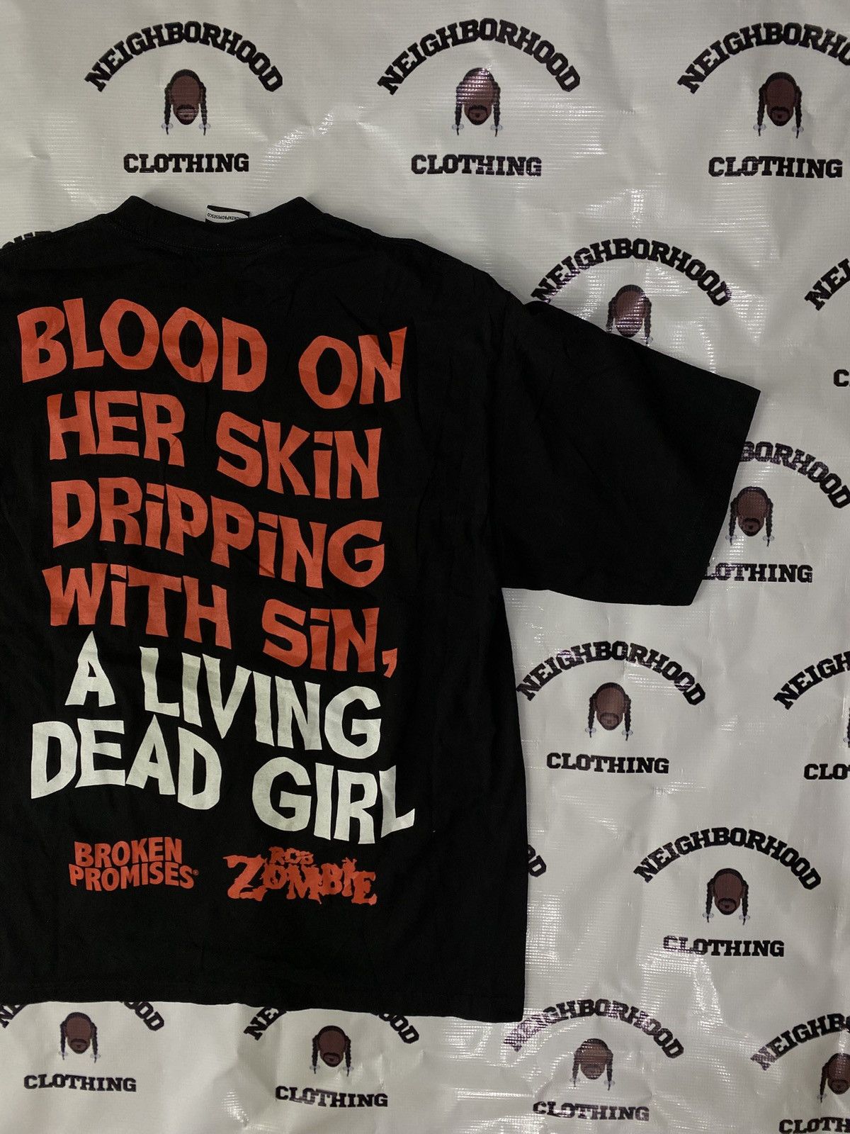 Broken Promises Co. ROB ZOMBIE x BROKEN PROMISES TEE. Size US XL / EU 56 / 4 - 5 Thumbnail