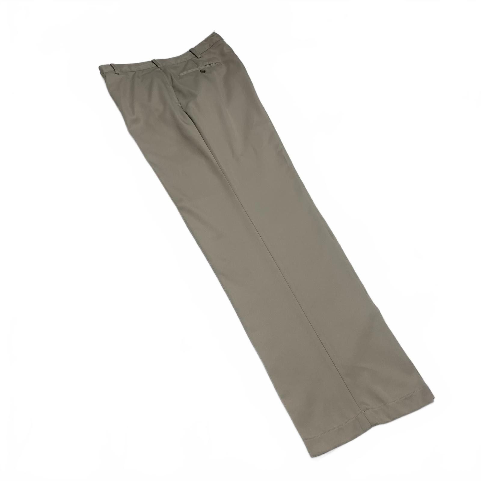 Tommy Hilfiger Tommy Hilfiger Men's Size 34x32 Khaki Wide-Leg Pants Size 42R - 11 Thumbnail