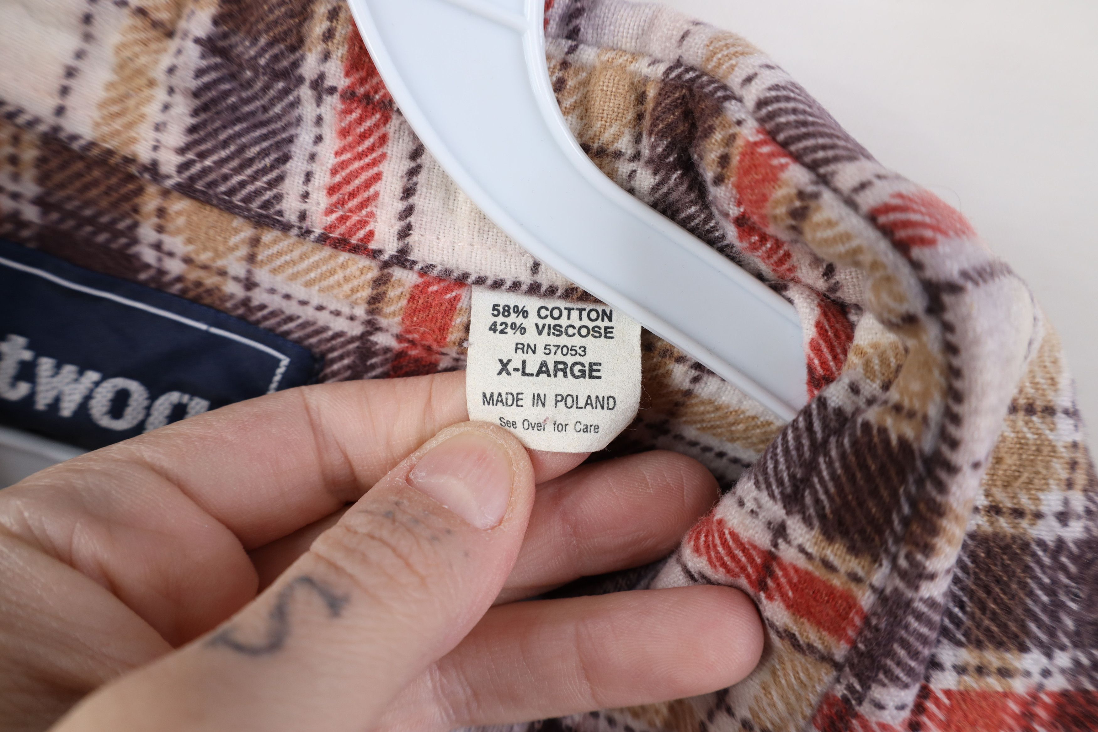 Vintage Vintage 70s Streetwear Heavyweight Button Shirt Plaid Size US XL / EU 56 / 4 - 7 Thumbnail