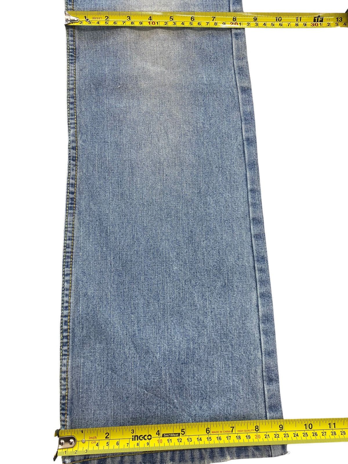 pandora Pandora Faded Blue Wash Ripped Style Flare Jeans Size US 32 / EU 48 - 9 Thumbnail