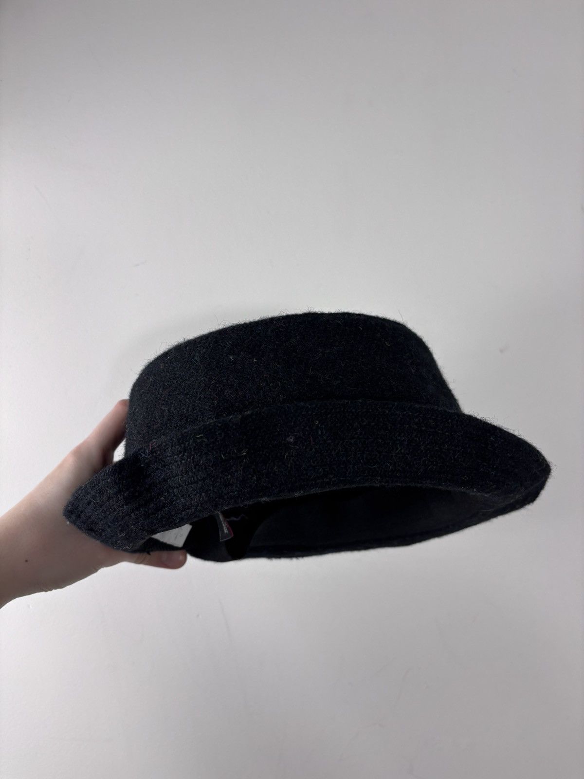 Harris Tweed Lierys Harris Tweed Black Wool Trilby Fedora Hat Size ONE SIZE - 14 Thumbnail